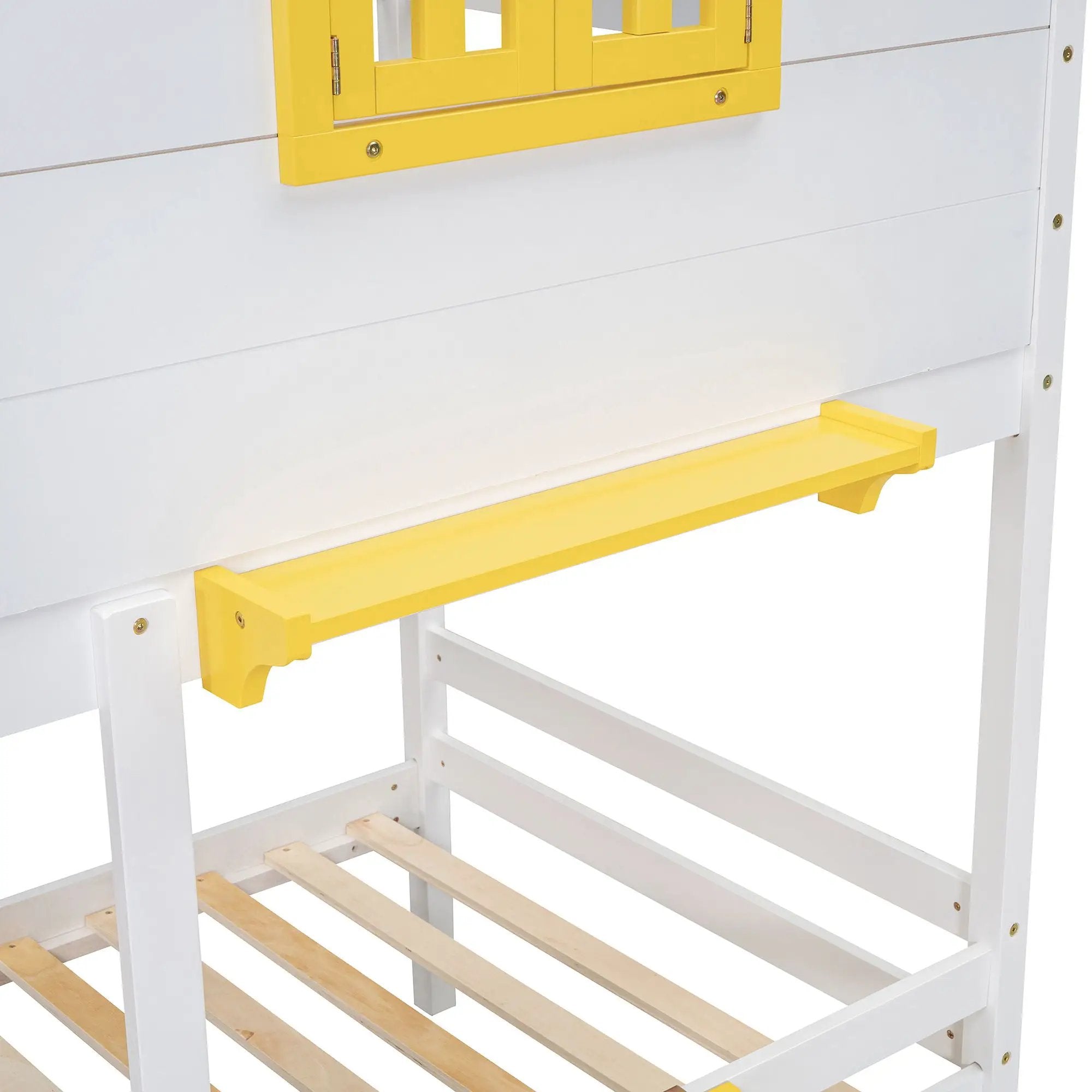 Bunk Bed With Playhouse Roof And Window