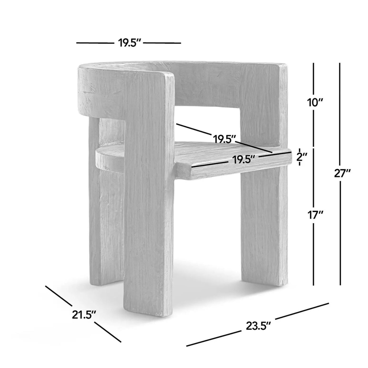 Soren - Accent Curved Dining Chair by HouseOfZazla