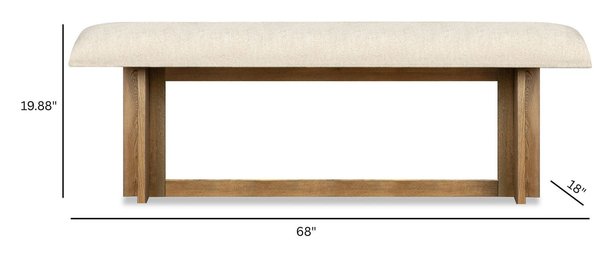 Marcel - Bench - Harvest Brown, photo 5 of 7