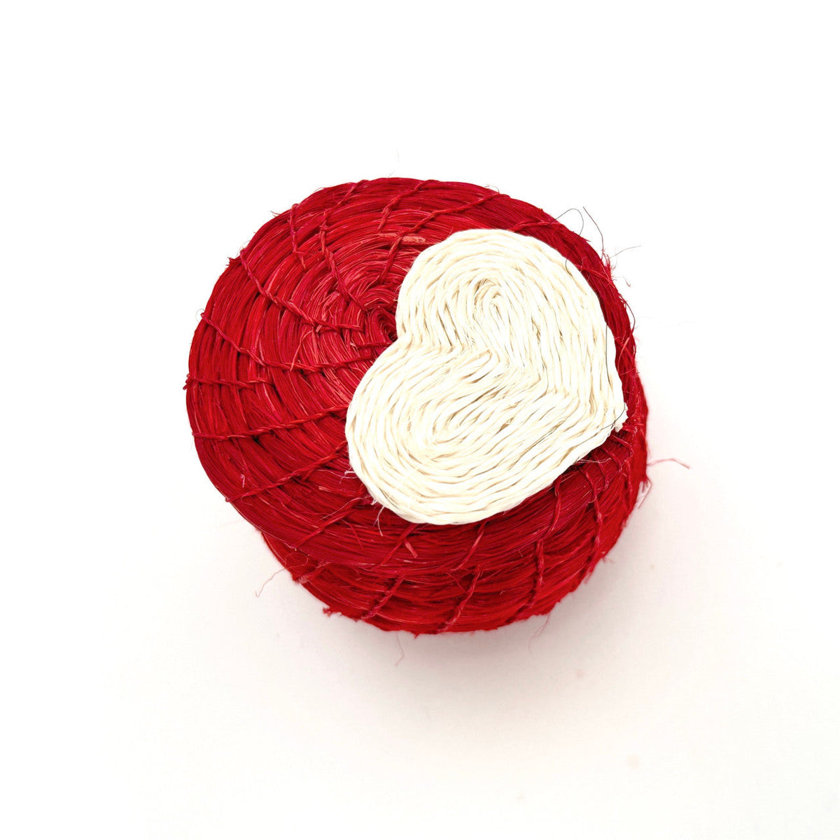 Red Tiny Basket with Love Heart, photo 3 of 4