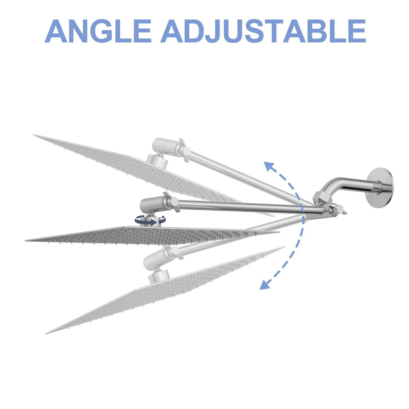 Sleek Design Stainless Steel Shower Arm Extension by HouseOfZazla