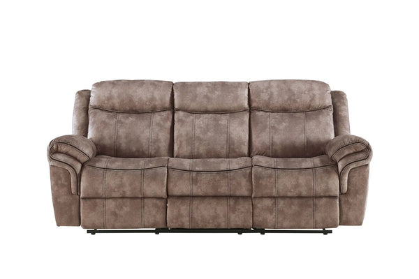 Zubaida Two Tone Recliner Sofa with USB Port and Drop Down Table