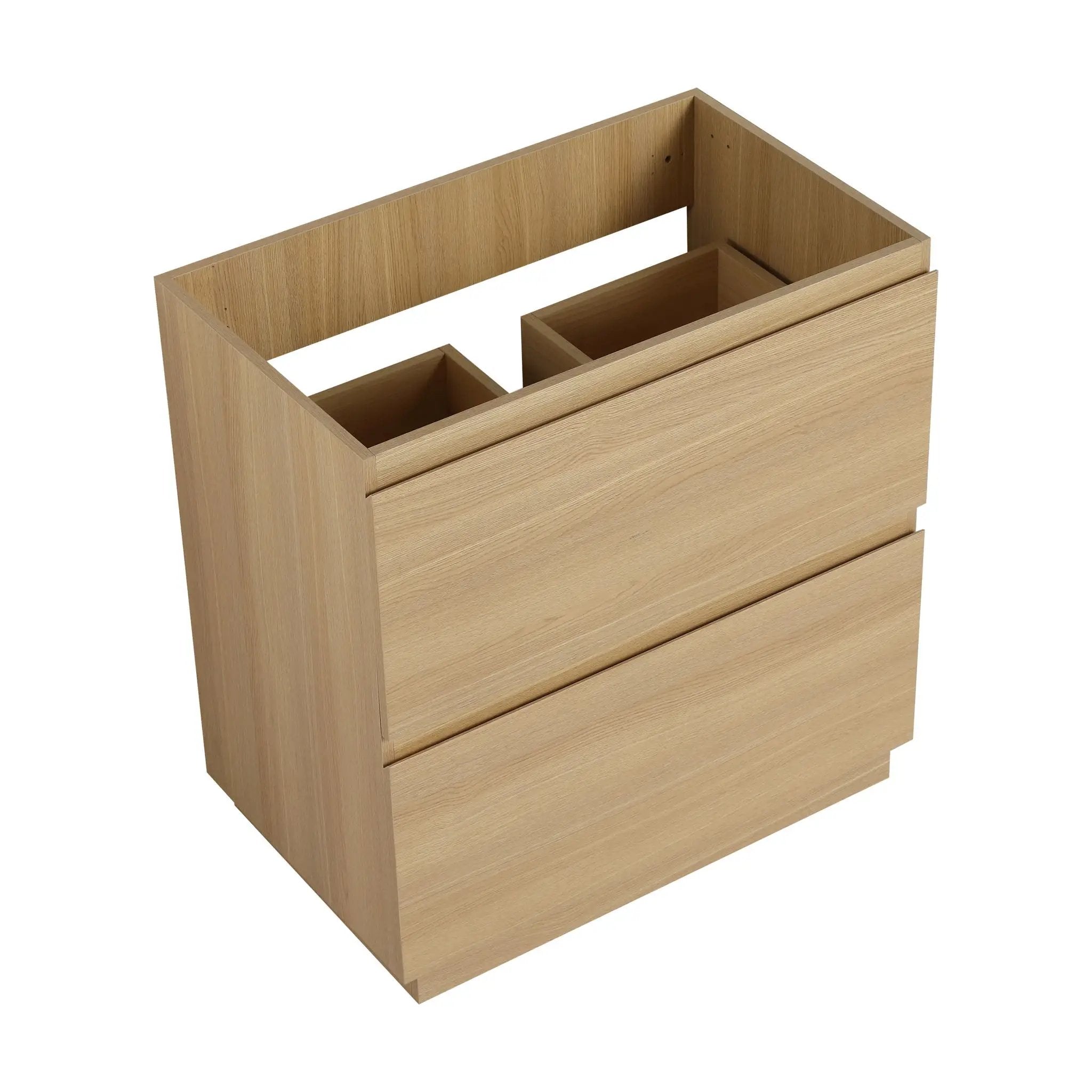 Modern Freestanding Bathroom Vanity Cabinet With Double Drawer by Unique Piece Furniture