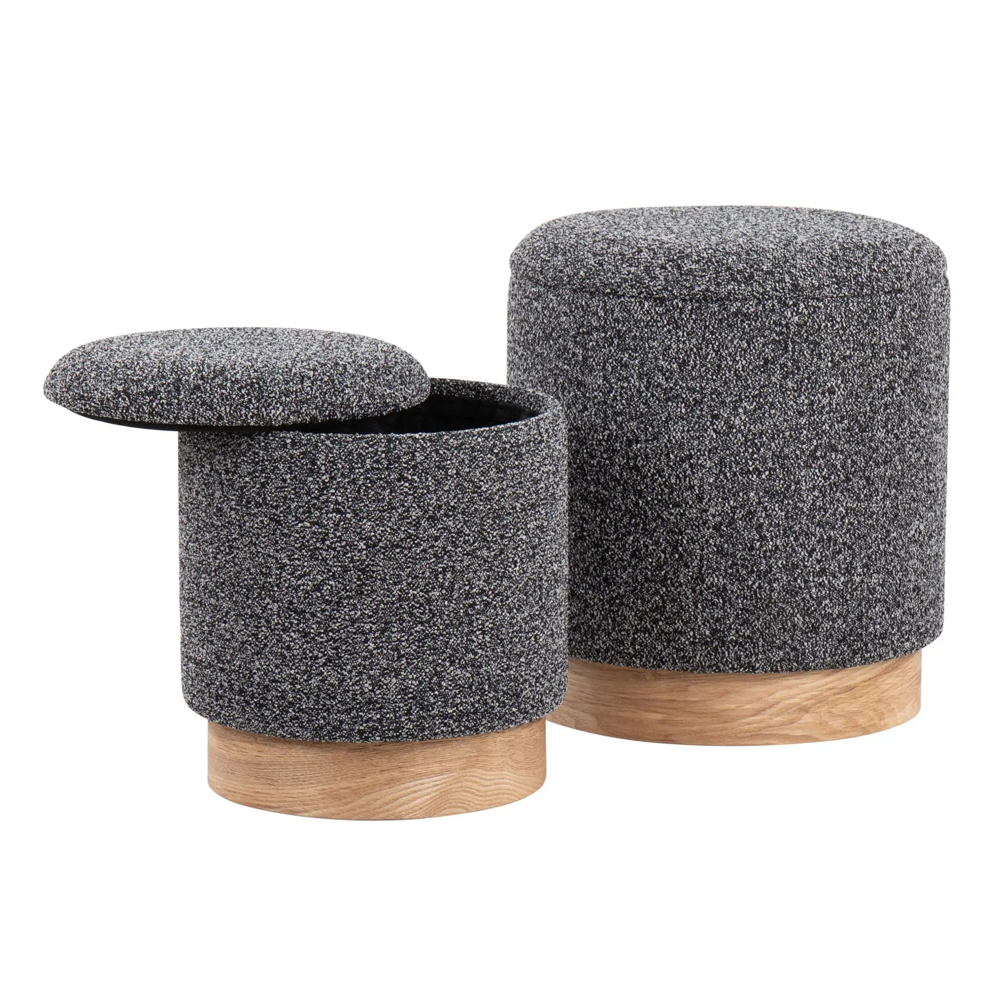 Marla - Contemporary, Nesting Ottoman Set by Unique Piece Furniture