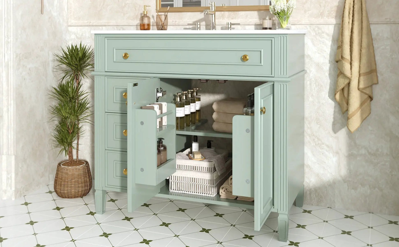 36 Inch Bathroom Vanity with Sink by HouseOfZazla