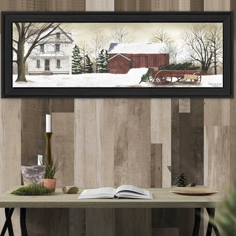 Trendy Decor 4U Christmas Trees Framed Wall Art by HouseOfZazla