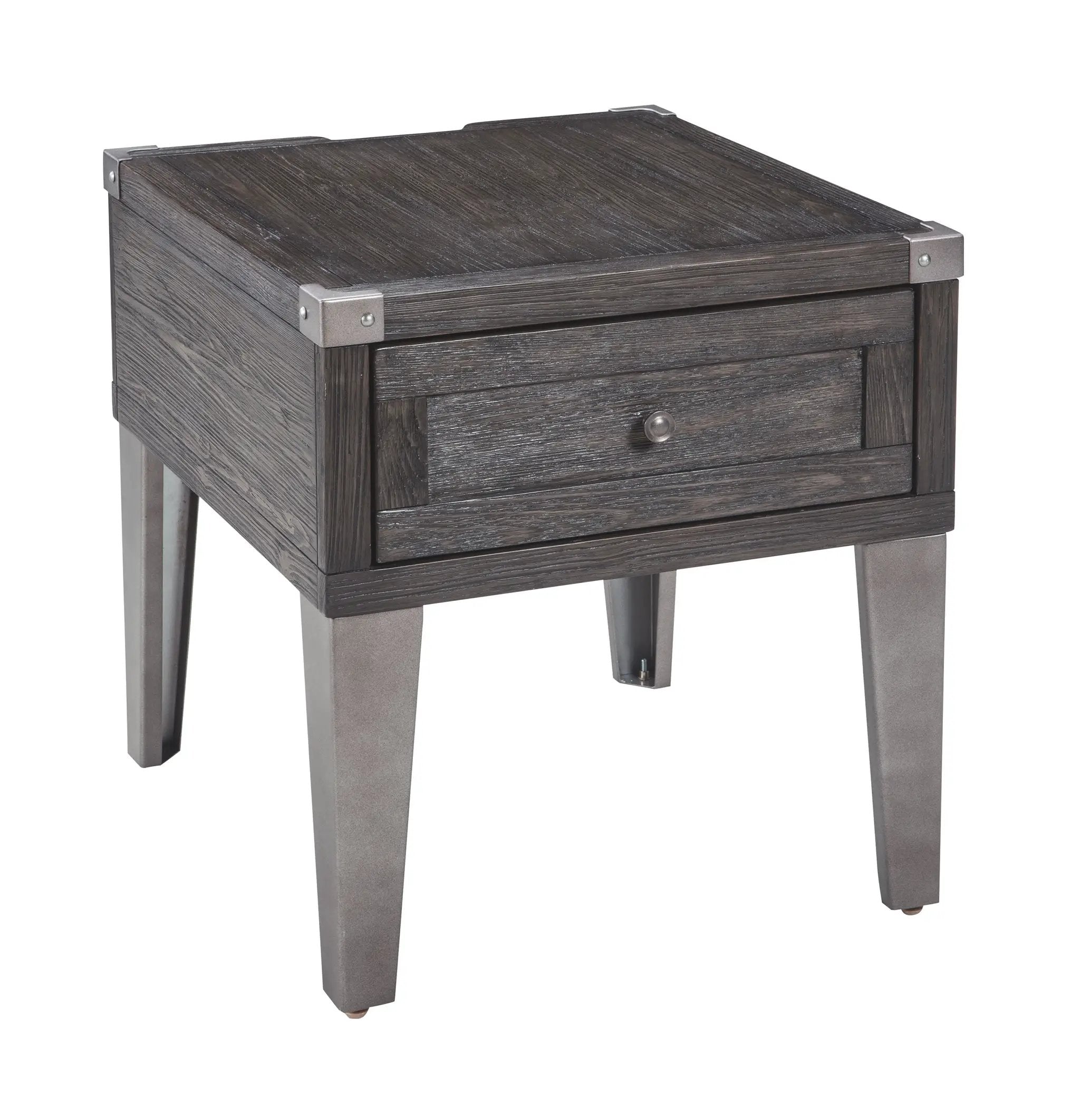 Todoe - Rectangular End Table - Dark Gray by Unique Piece Furniture