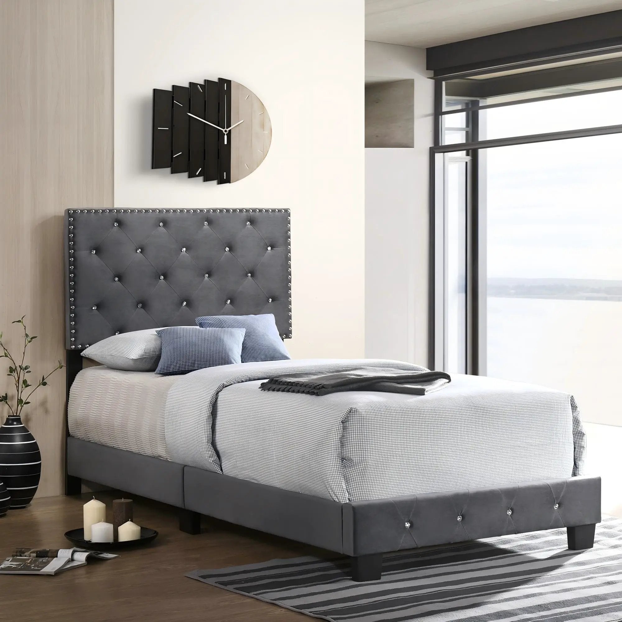 Luxurious Upholstered Bed by Unique Piece Furniture