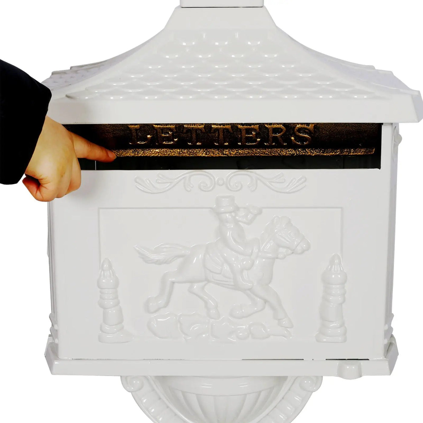 Cast Aluminum Mail Box, Postal Box, Mailbox by HouseOfZazla