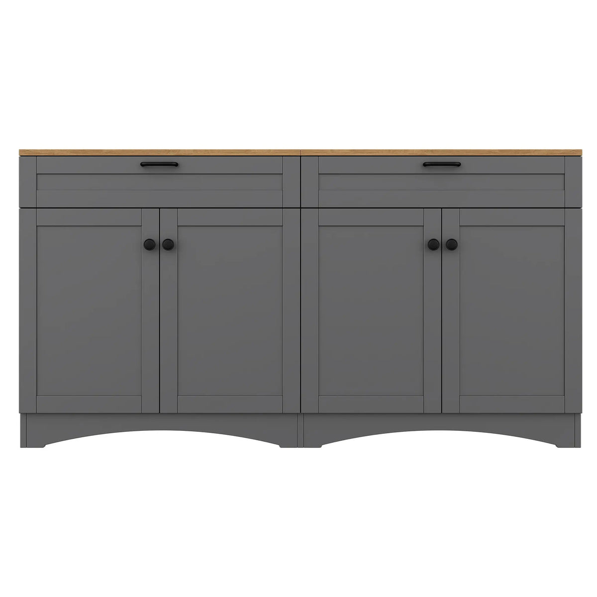 On-Trend Farmhouse TV Stand with 2 Drawers for TVs Up to 70" by HouseOfZazla