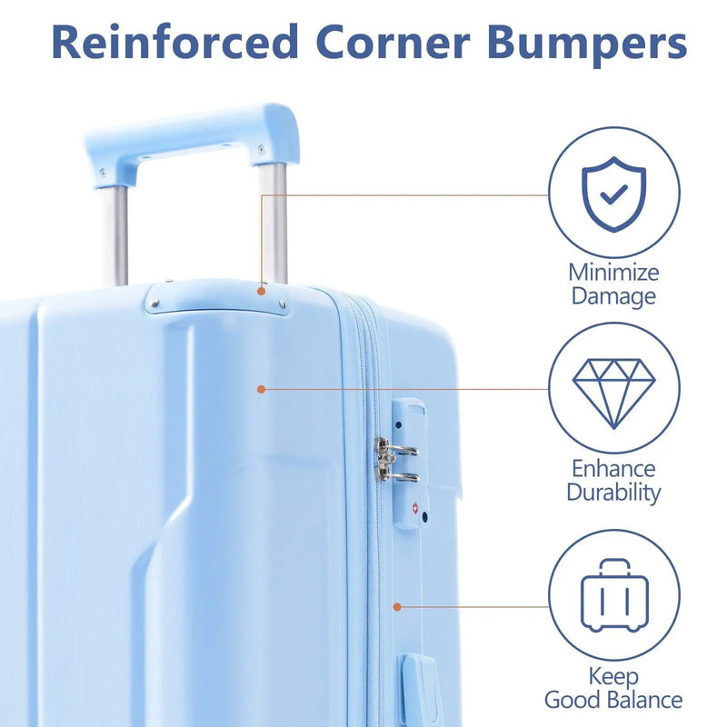 Lightweight Durable ABS Hardshell Suitcase by HouseOfZazla