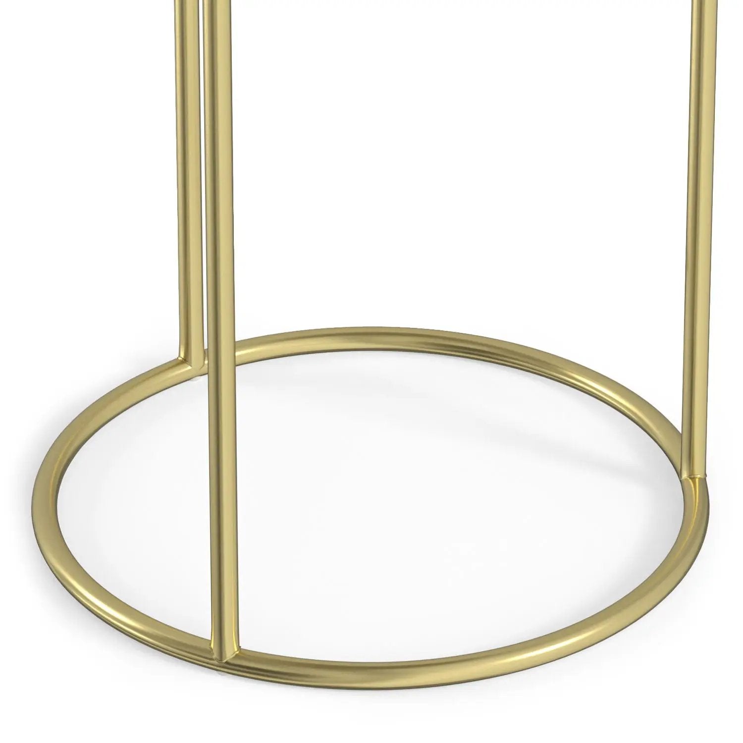 Ashley - 2 Piece Nesting Table - Gold by HouseOfZazla