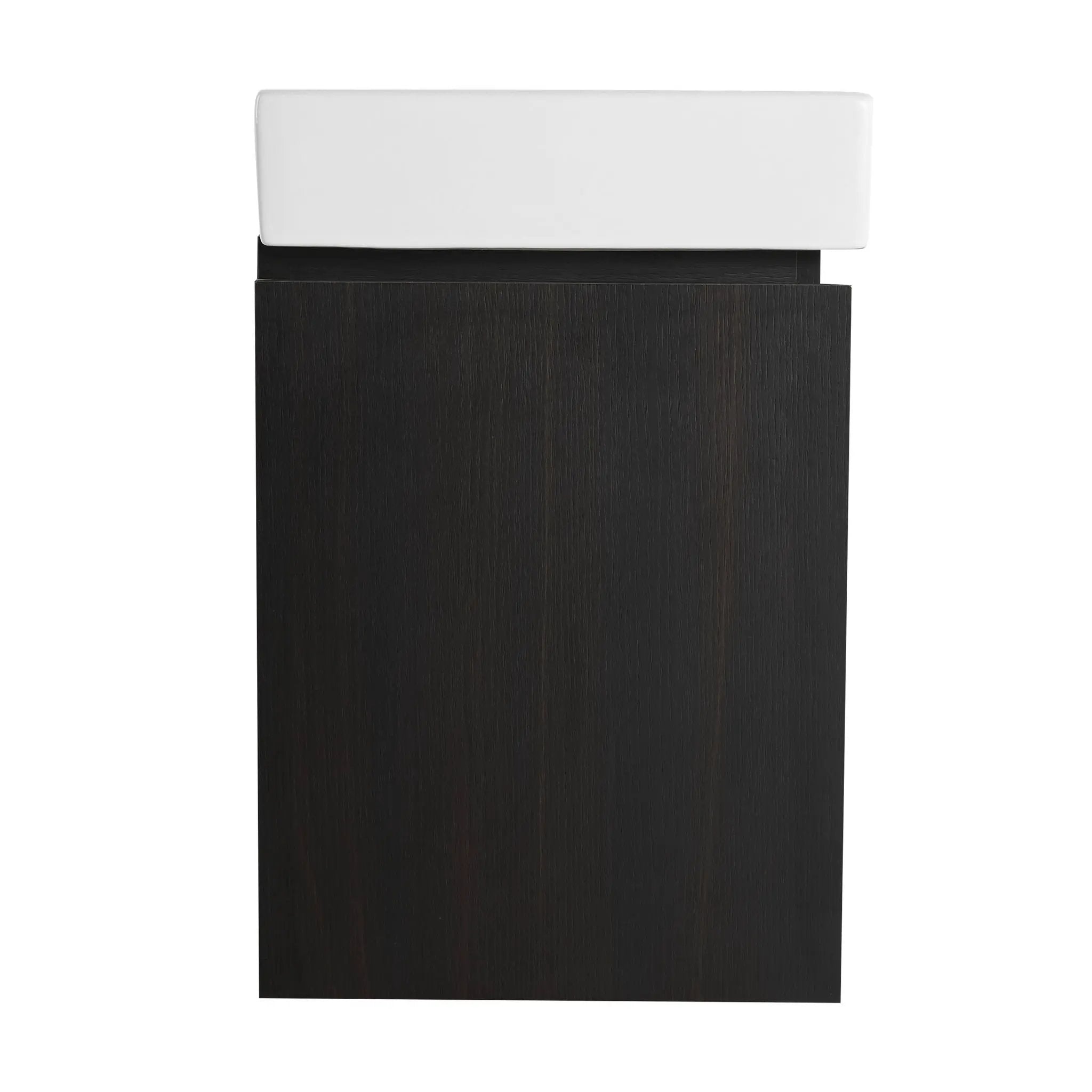 Modern Bathroom Vanity With Ceramic Basin, Wall Mounted Floating Sink Combo, Storage Cabinet
