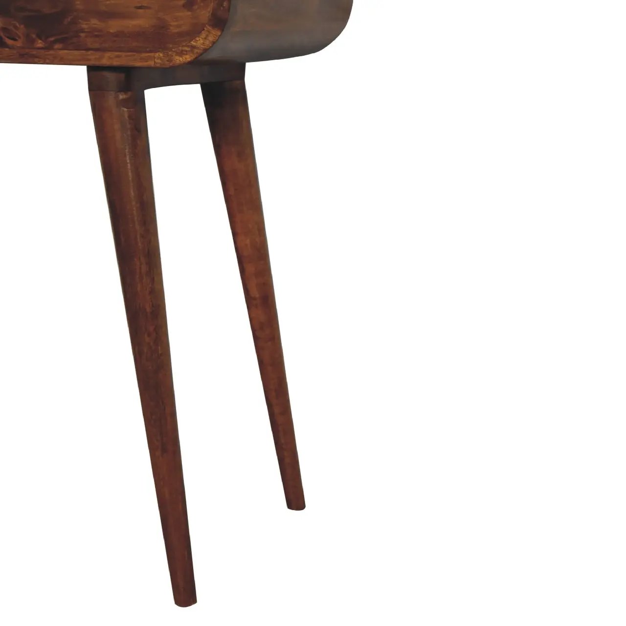 Solid Wood Mini Round Chestnut Fold Vanity by HouseOfZazla