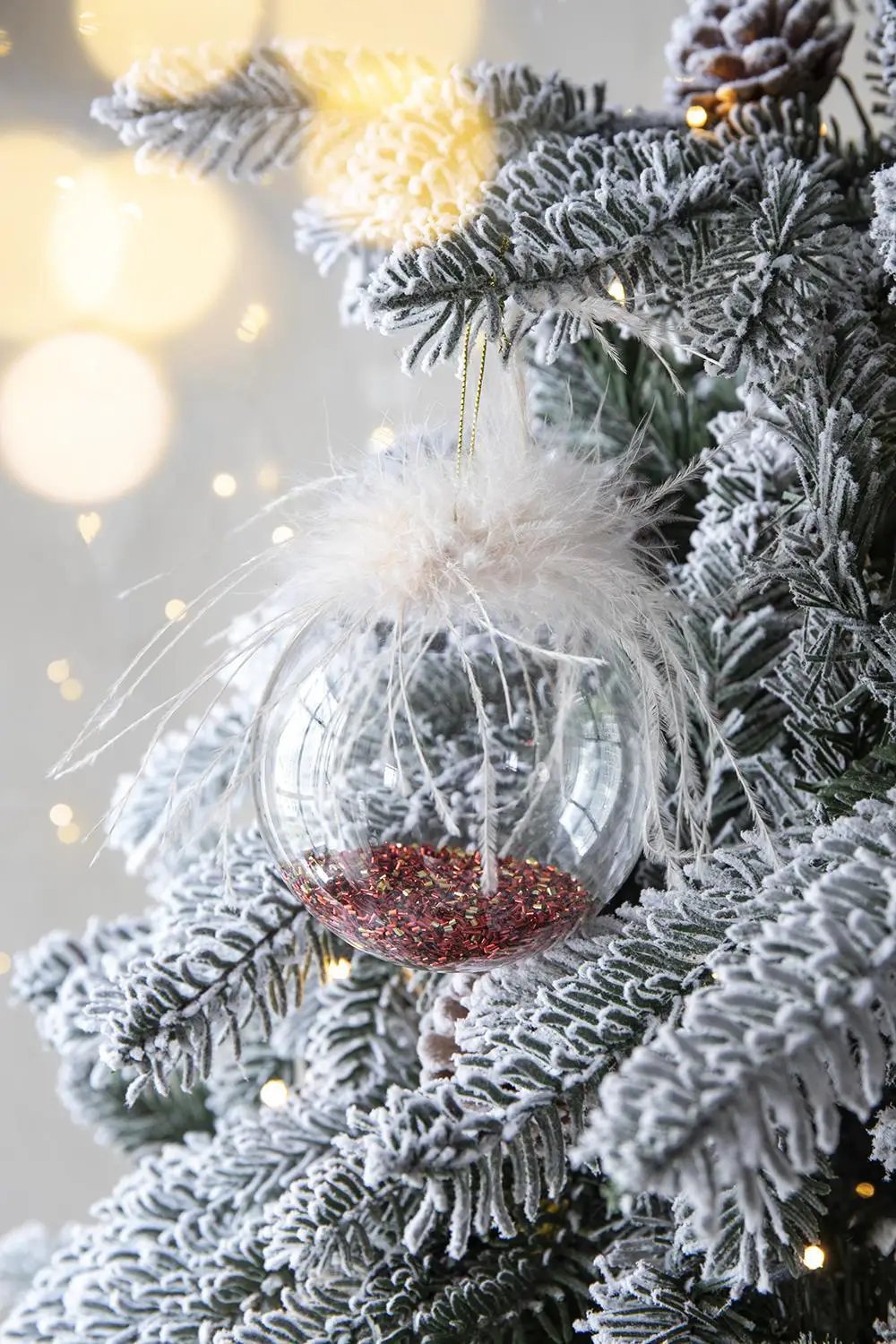 Christmas Ball Ornaments Decorative Hanging Ball Christmas Tree Ornaments For Holiday by HouseOfZazla