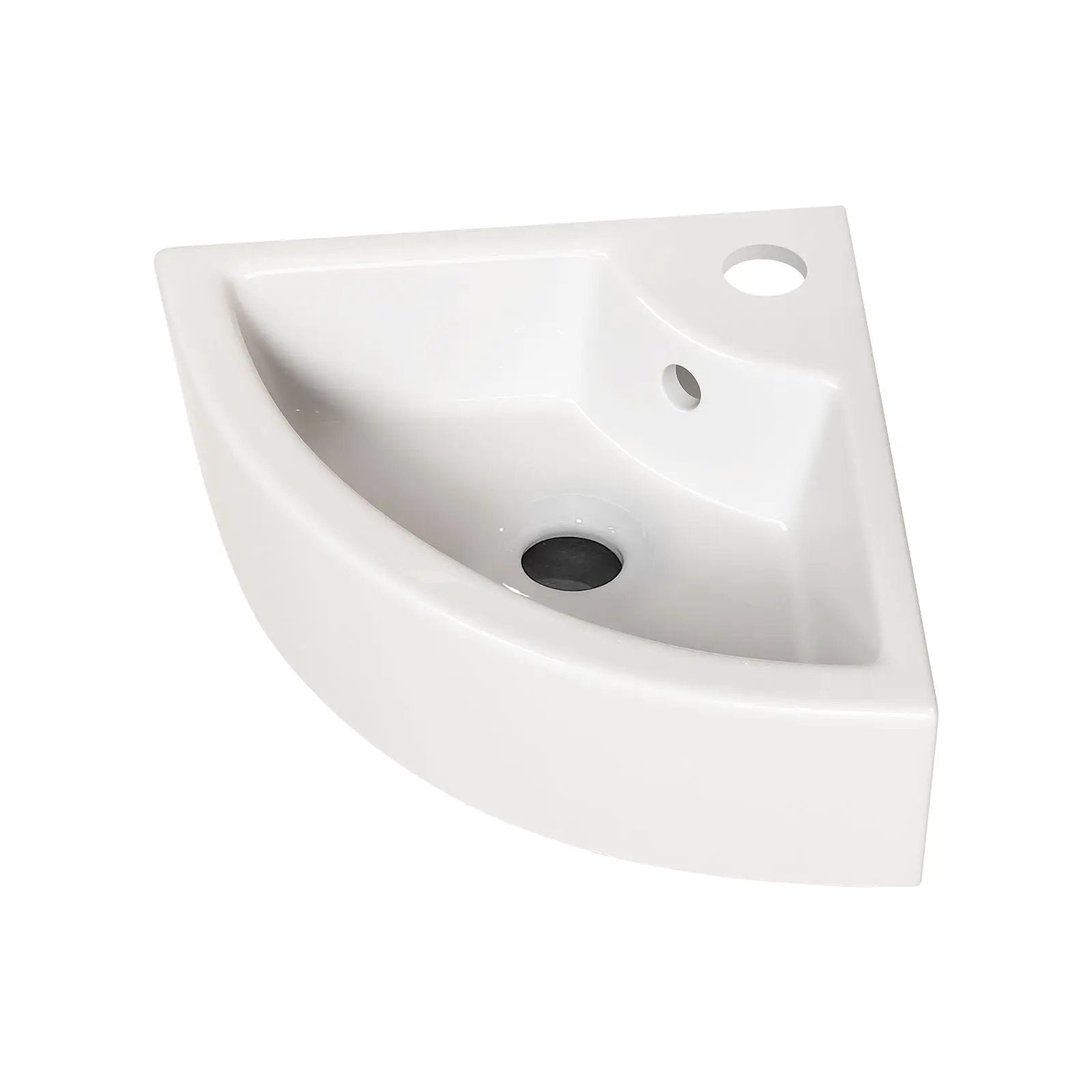 Triangle Corner Sink For Bathroom - Milk White by HouseOfZazla