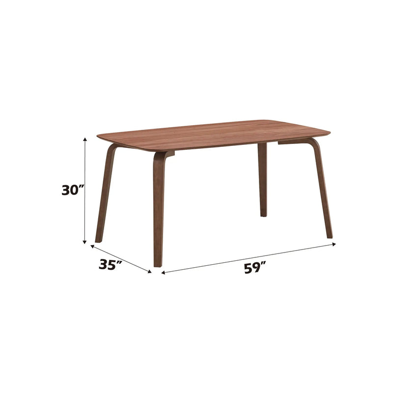 Casson - 5 Piece Dining Room Set - Walnut by Unique Piece Furniture