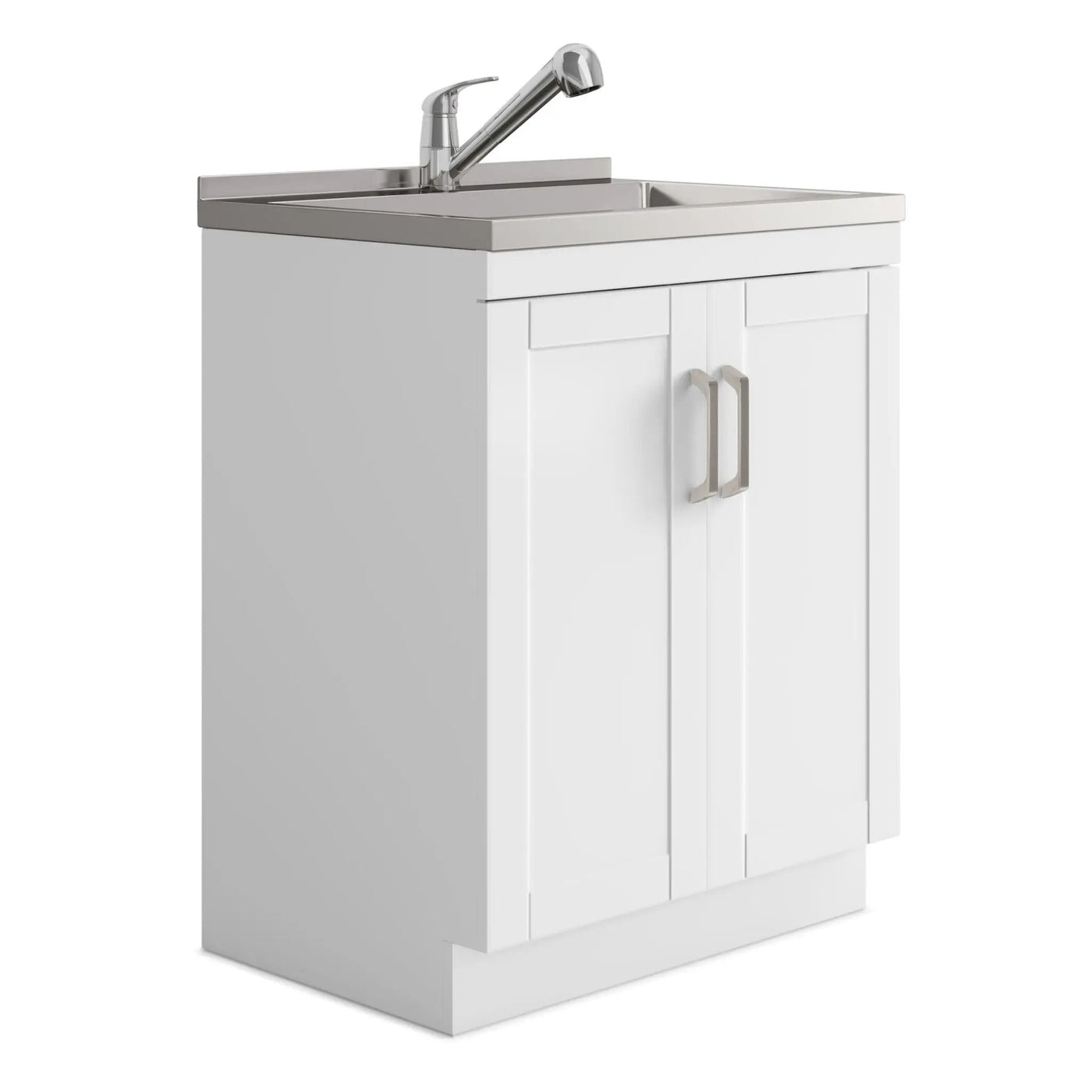 Kyle - Laundry Cabinet & Faucet And Stainless Steel Sink by HouseOfZazla