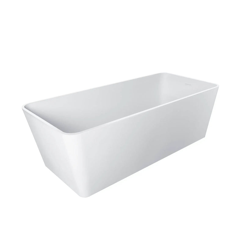 Freestandingn And Solid Surface, Soaking Bathtub For Bathroom - Matte White by HouseOfZazla