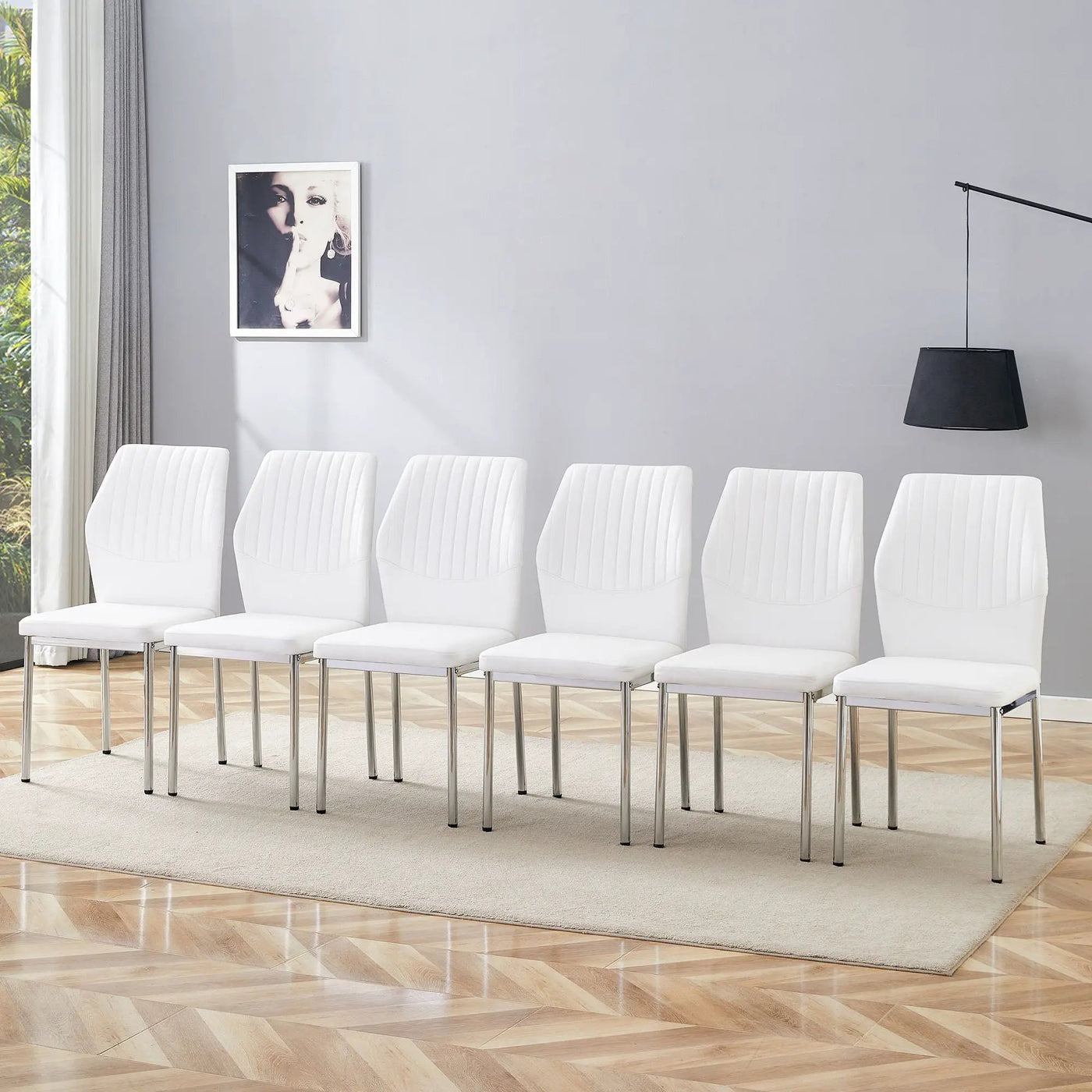 Luxury Simple High Resilience Dining Chair With Metal Legs by HouseOfZazla