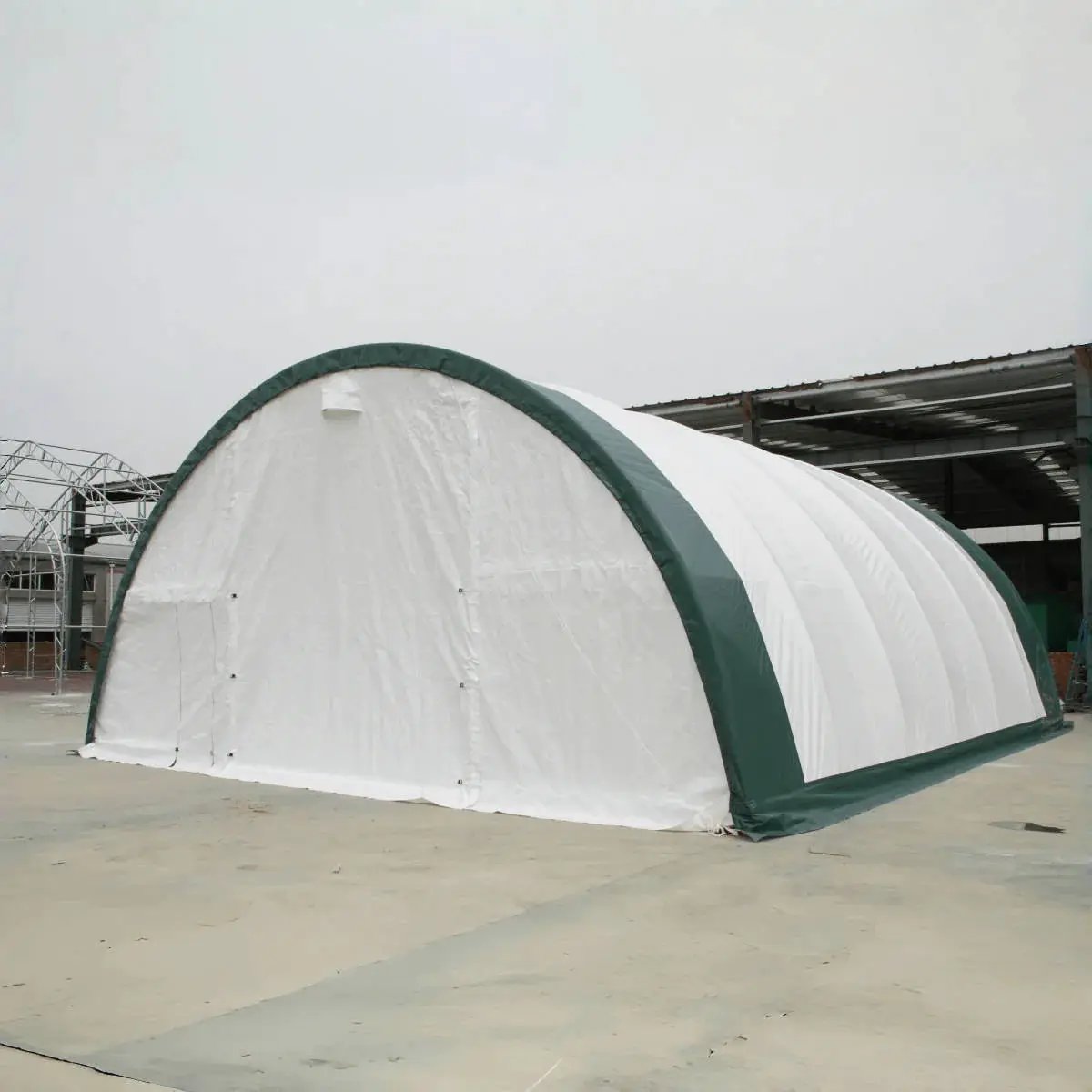 Single Truss Arch Storage PE Shelter by HouseOfZazla