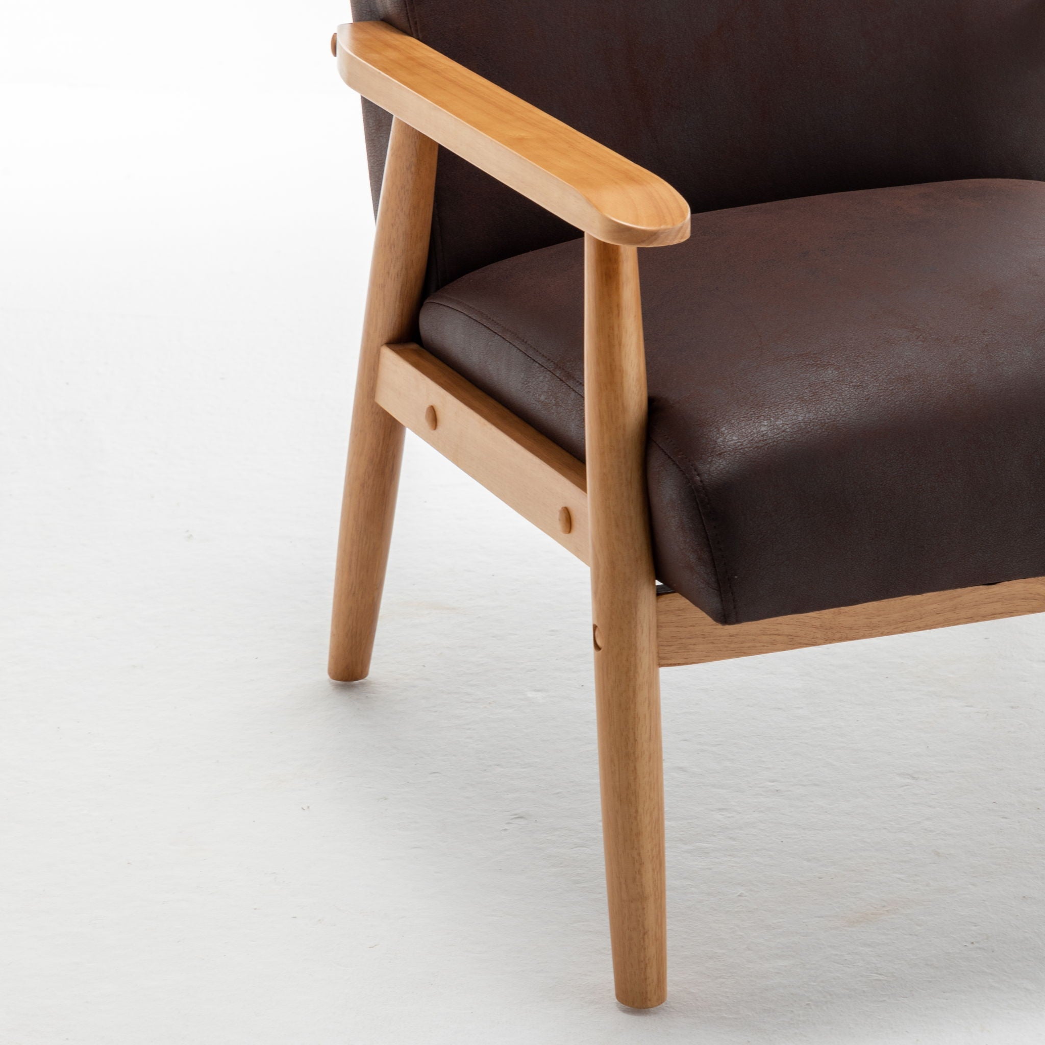 Wide Classic Mid-Century Modern Arm Chair by HouseOfZazla