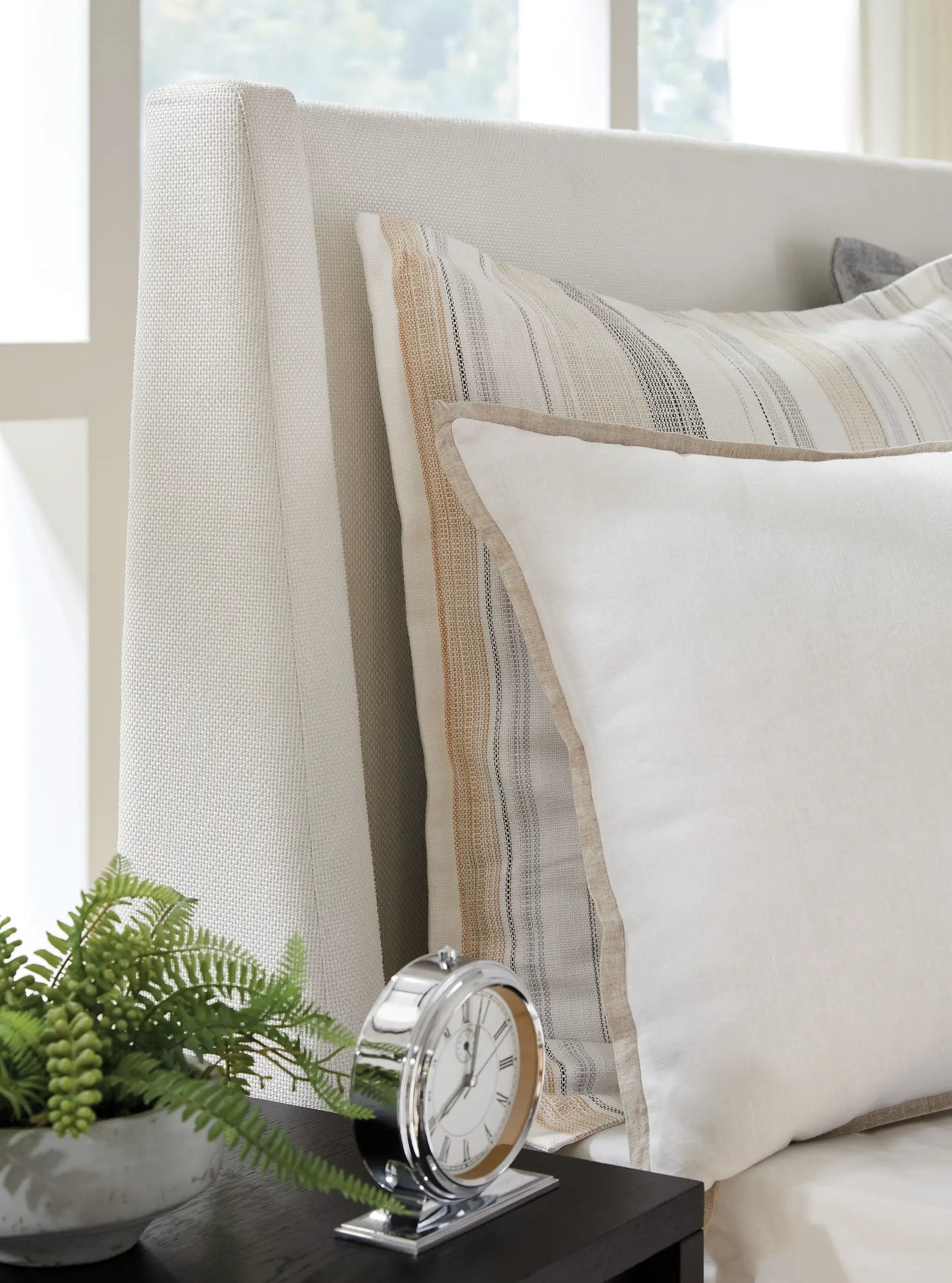 Lindon - Complete Upholstered Island Bed by Unique Piece Furniture