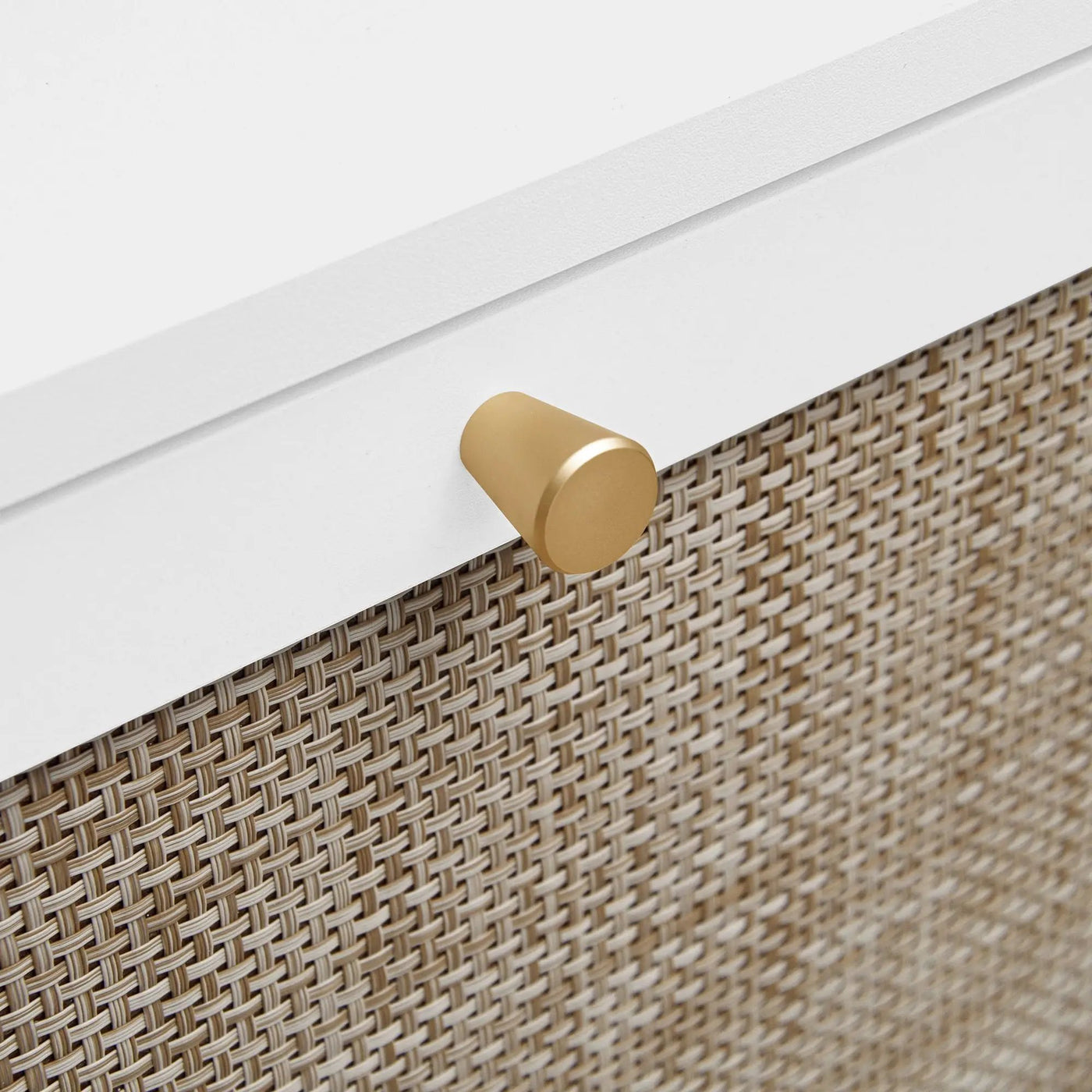 Modern Rattan 3 Door Shoe Rack Cabinet for Entryway by HouseOfZazla