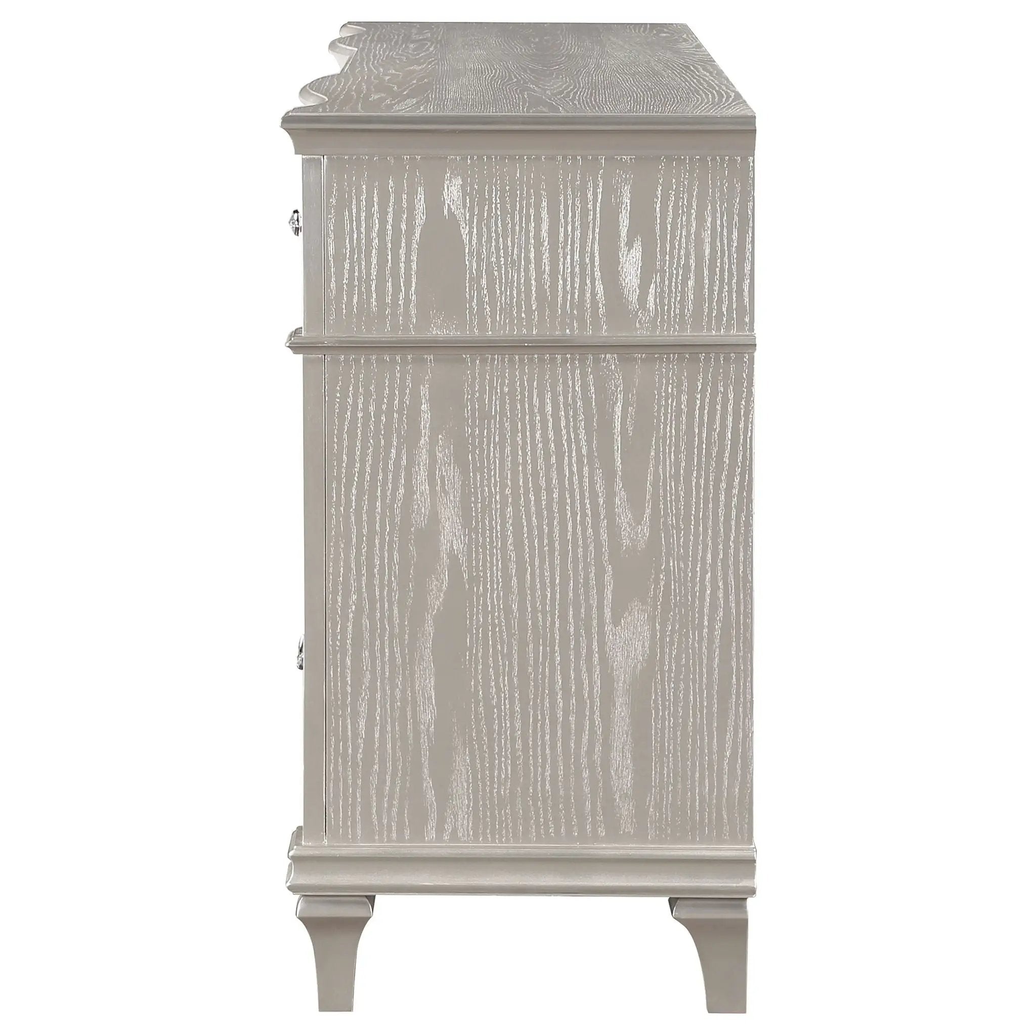 Evangeline 9-drawer Dresser Silver Oak by Unique Piece Furniture