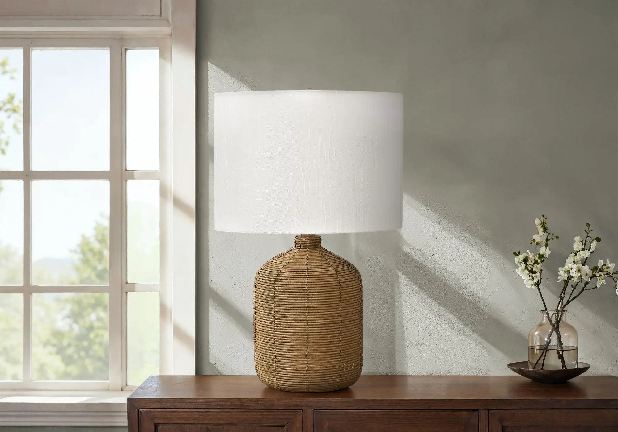 Lighting, Table Lamp, Rattan, Modern by Unique Piece Furniture