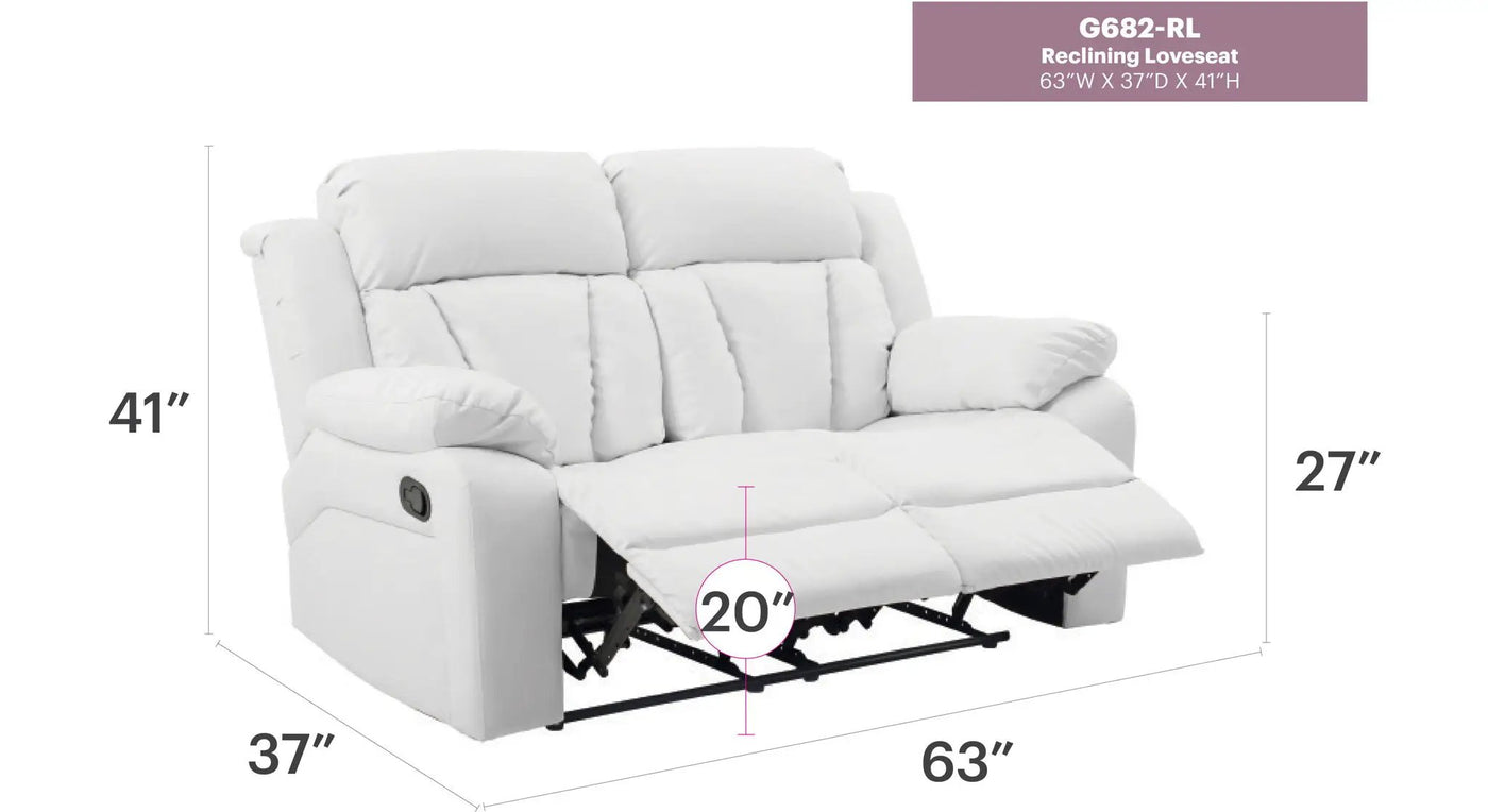 Daria - Cozy Padded Love Seat For Relaxation by HouseOfZazla