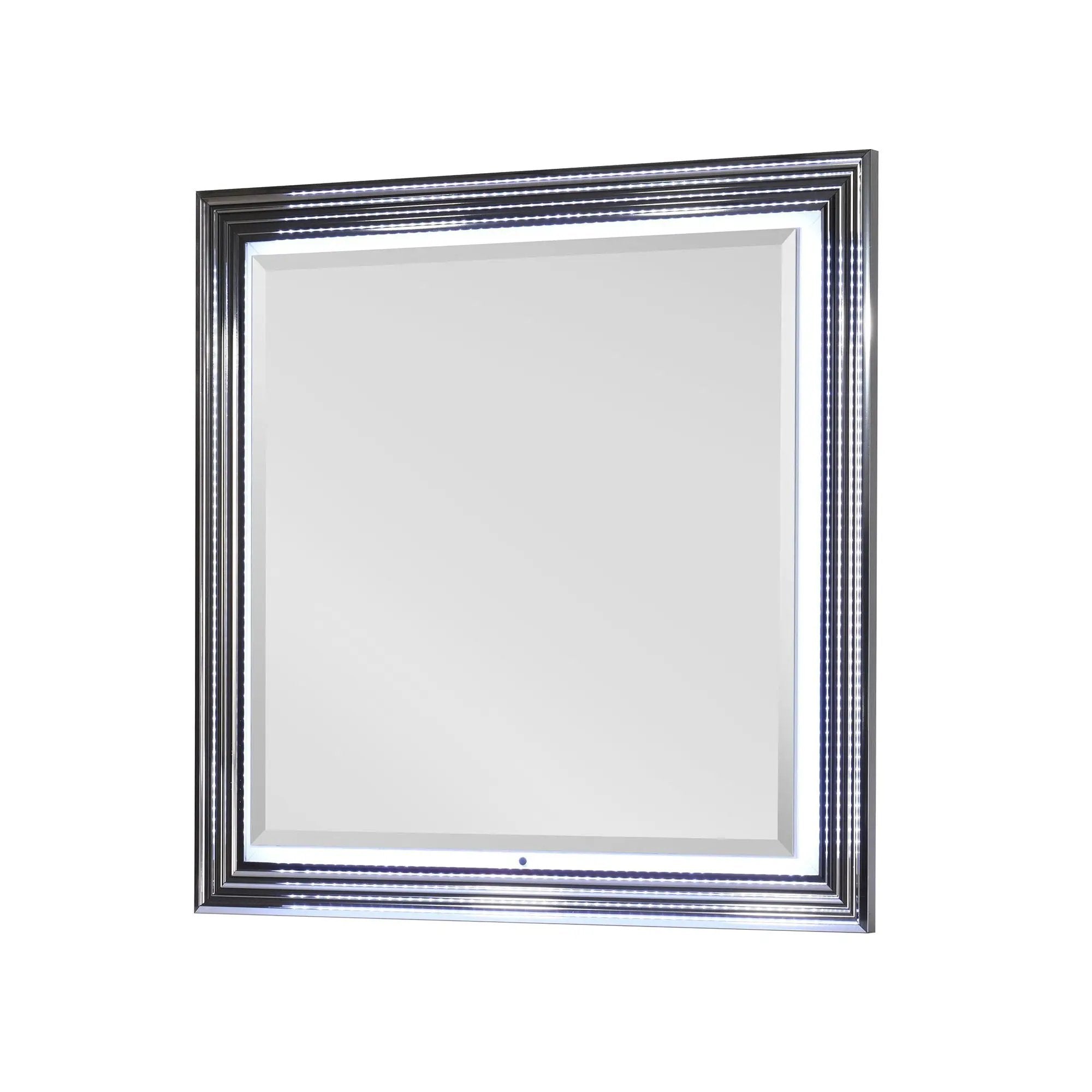 Moon - Smooth Mirror With LED - White by HouseOfZazla