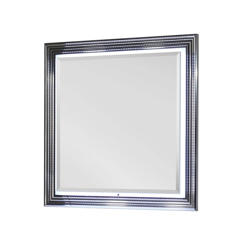Moon - Smooth Mirror With LED - White by HouseOfZazla