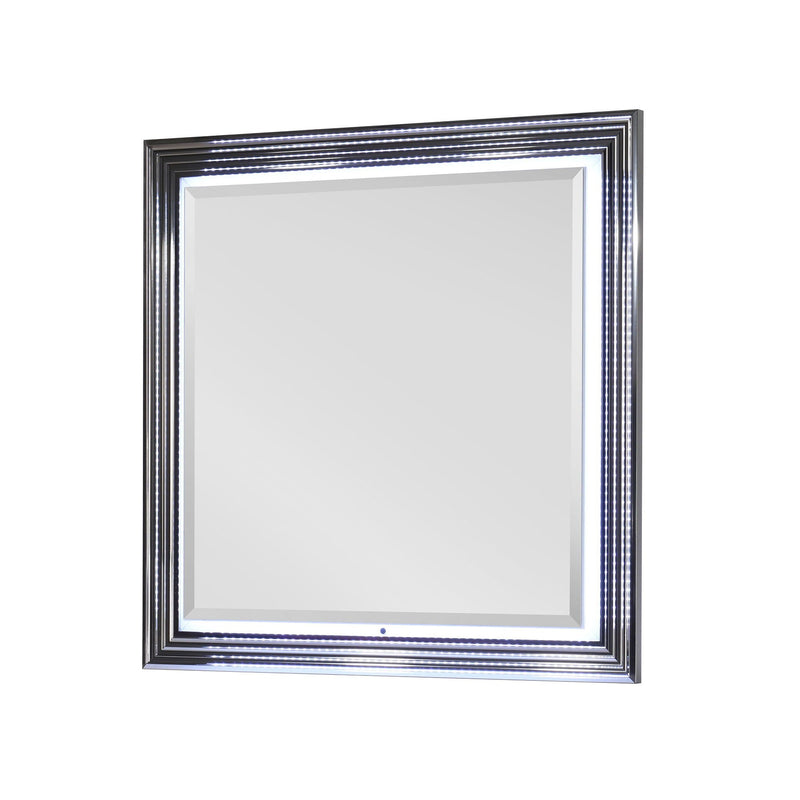 Smooth Mirror with LED Lighting - High Gloss White, photo 2 of 5