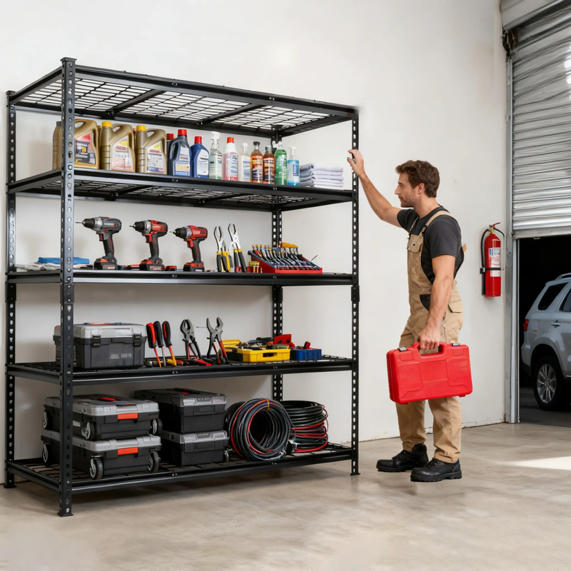 5-Tier Heavy Duty Metal Shelving Unit by HouseOfZazla