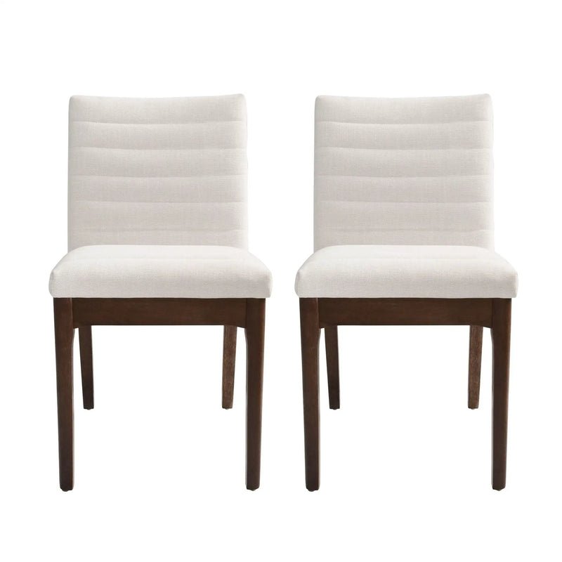 Upholstered Dining Chairs With Rubber Legs (Set of 2) by HouseOfZazla