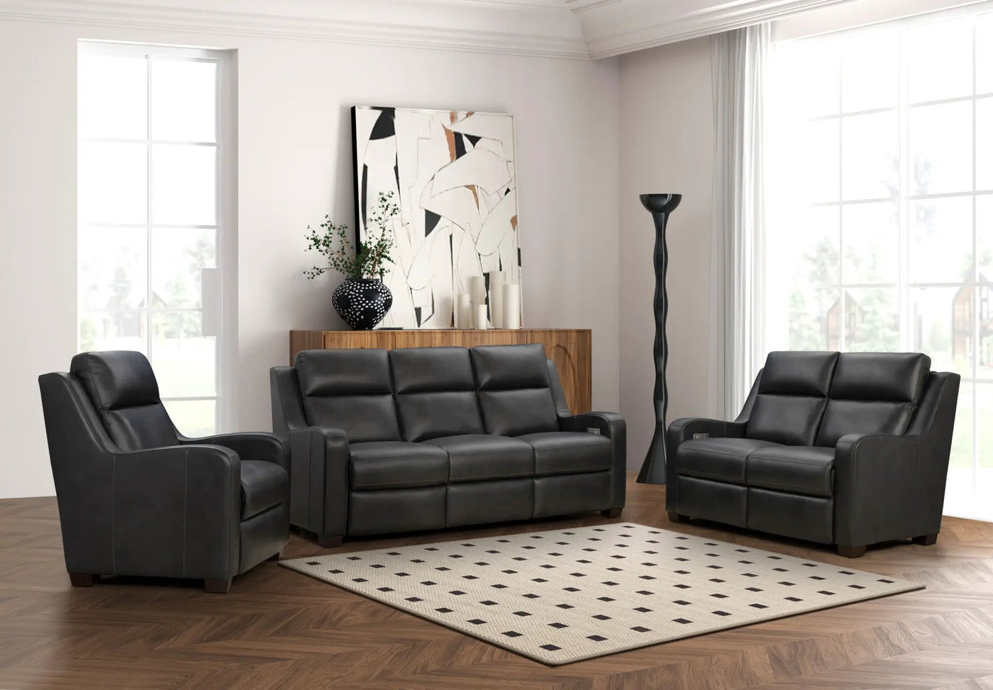 Ayden - Power Recliner With Power Headrest, Power Lumbar by Unique Piece Furniture