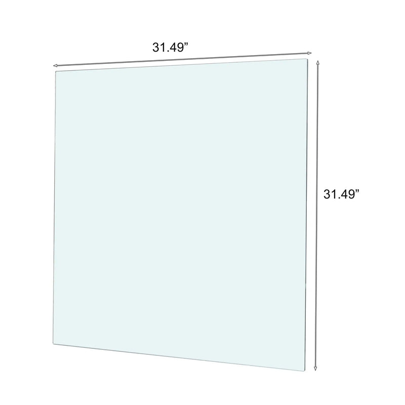 Square Tempered Glass Top by HouseOfZazla