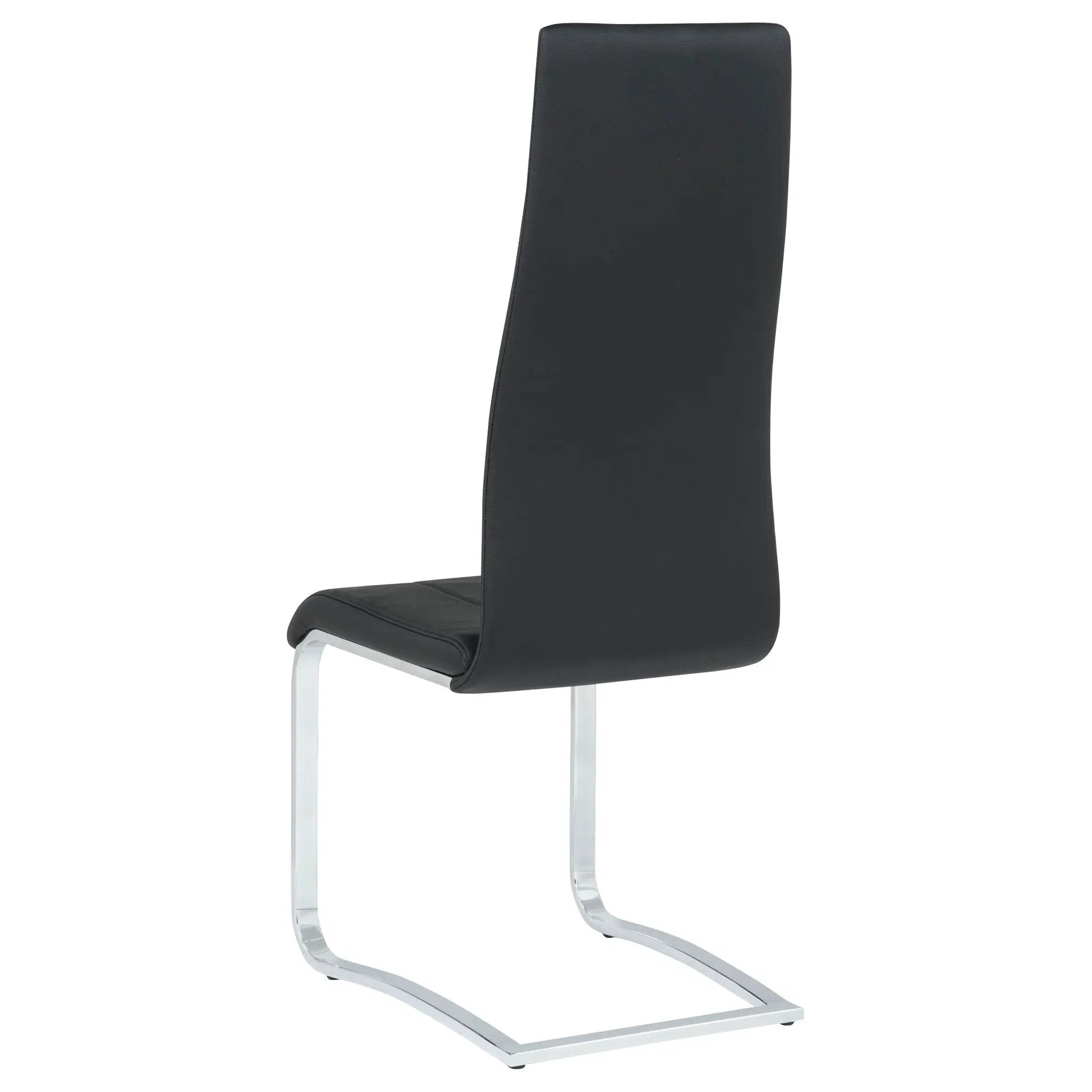 Montclair Upholstered Dining Side Chair Black (Set of 4) by Unique Piece Furniture