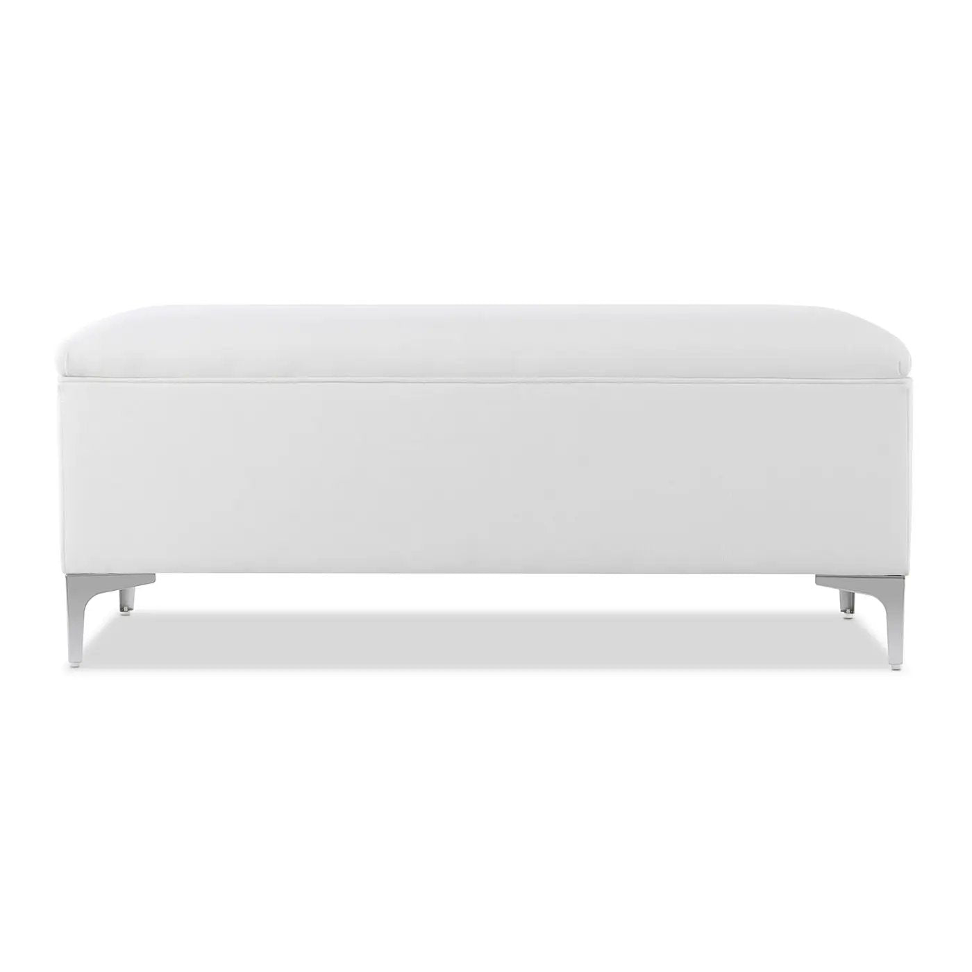 Madelyn - Modern Storage Bench - Bright White Dye by Unique Piece Furniture