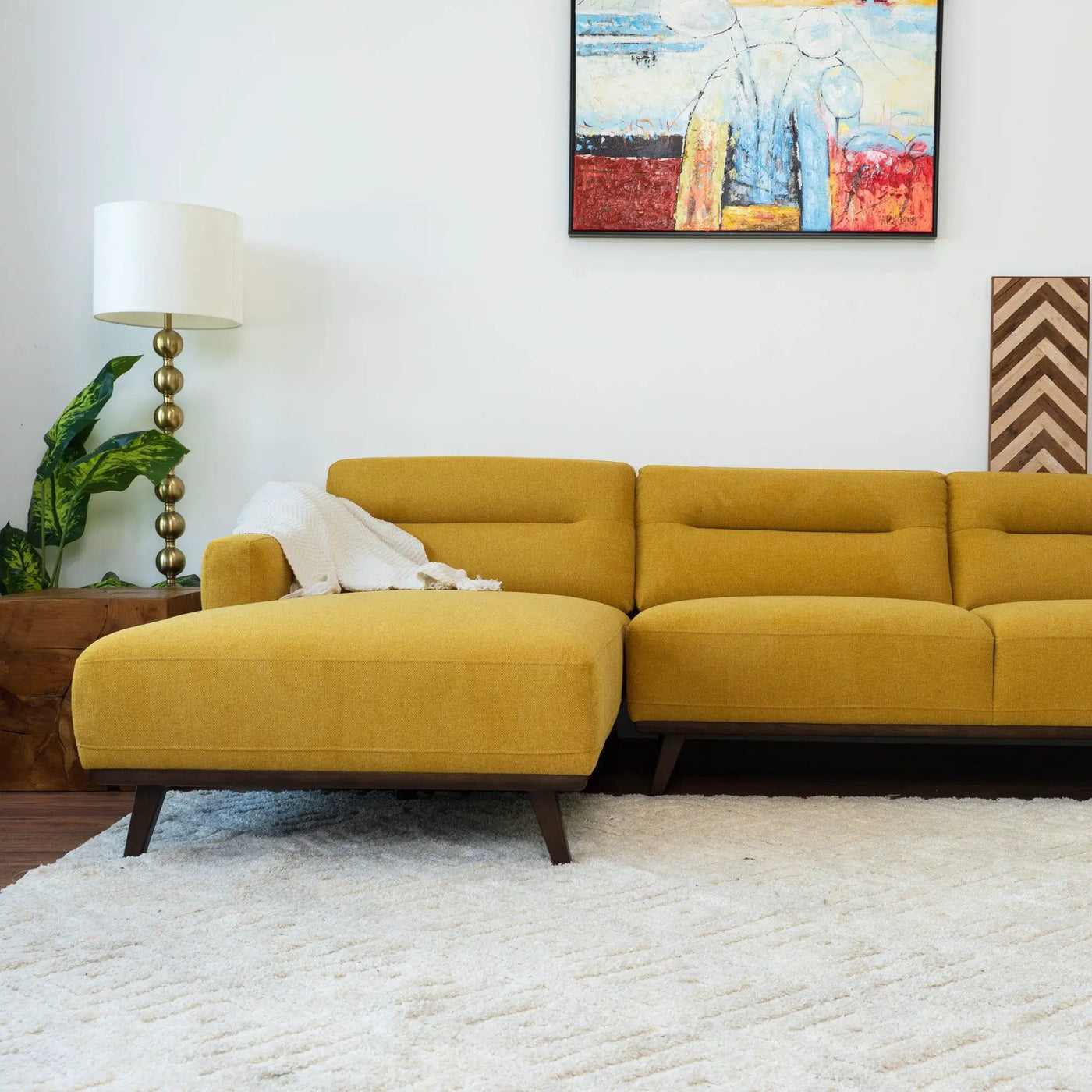 Ella - L-Shaped Sectional Couch by HouseOfZazla