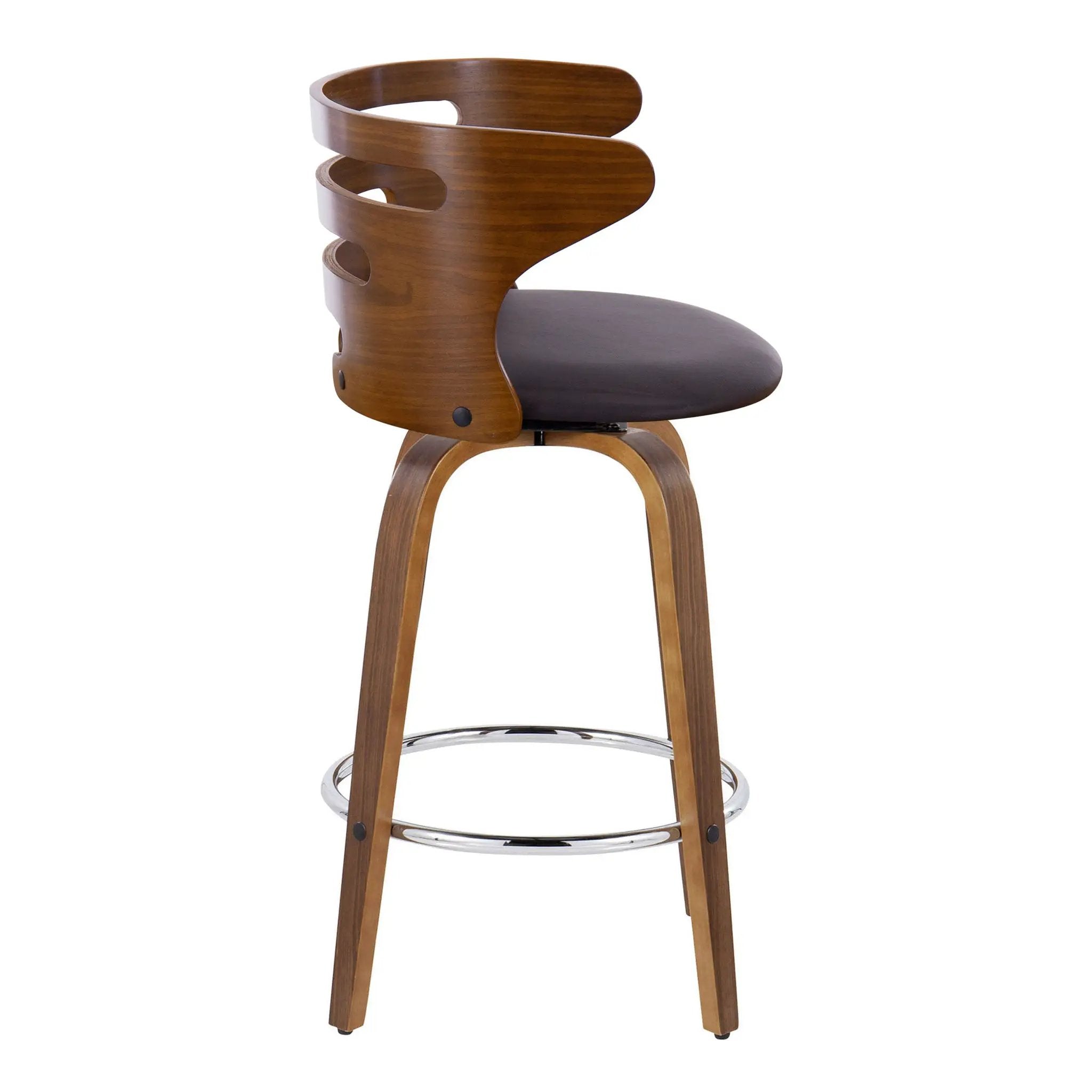 Fixed-Height Counter Stool with Swivel by HouseOfZazla