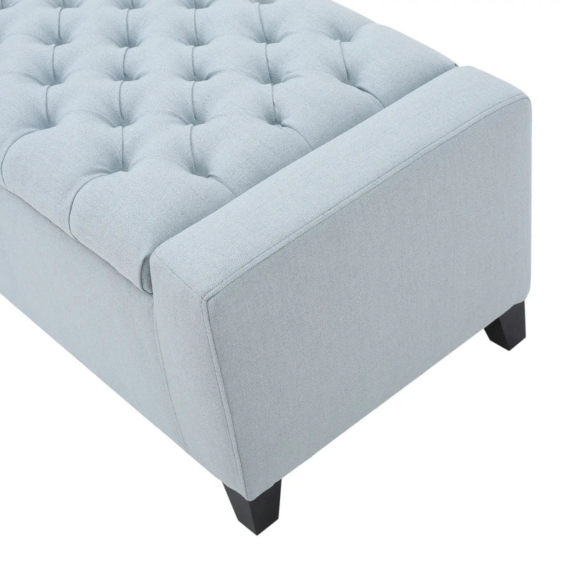 Guernsey Ottoman Storage With Tufted Top by HouseOfZazla