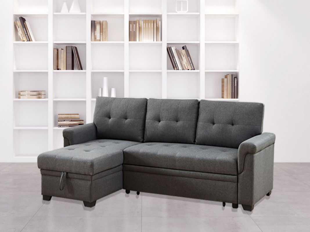 Destiny - Reversible Sleeper Sectional Sofa With Storage Chaise, photo 9 of 13