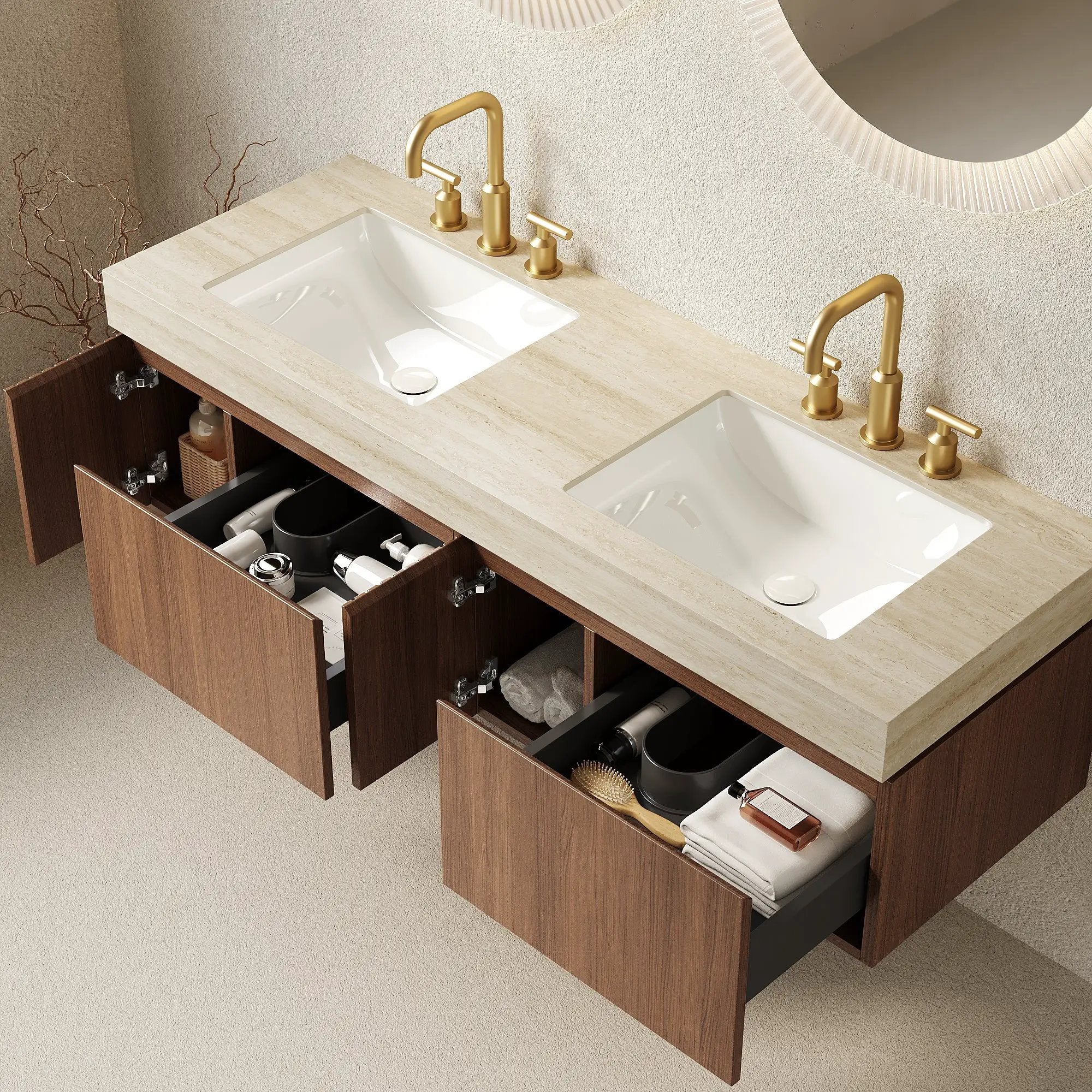 MURI 60" Bathroom Vanity & Sink by HouseOfZazla