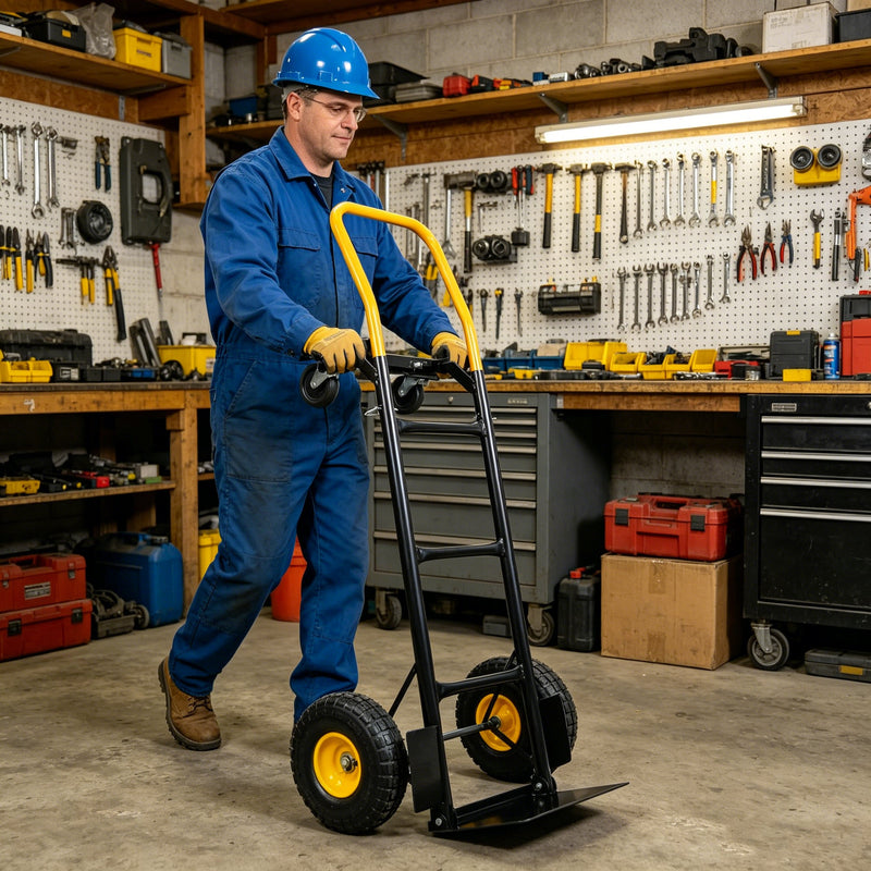 HT1006BK-YL Hand Truck Dual Purpose Cart by HouseOfZazla