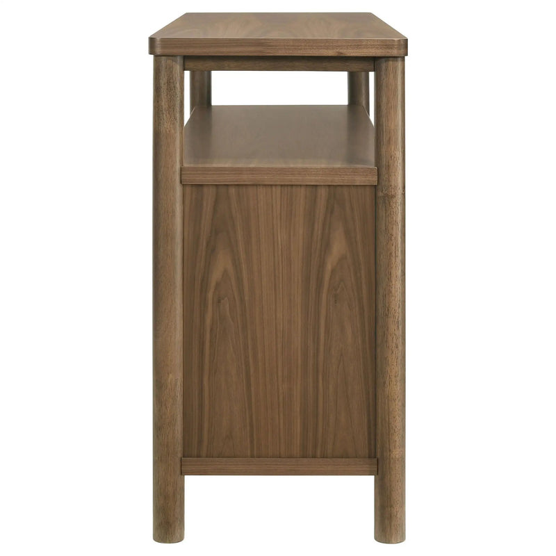 Crestmore 52-inch Dining Cabinet Sideboard Buffet Walnut by Unique Piece Furniture