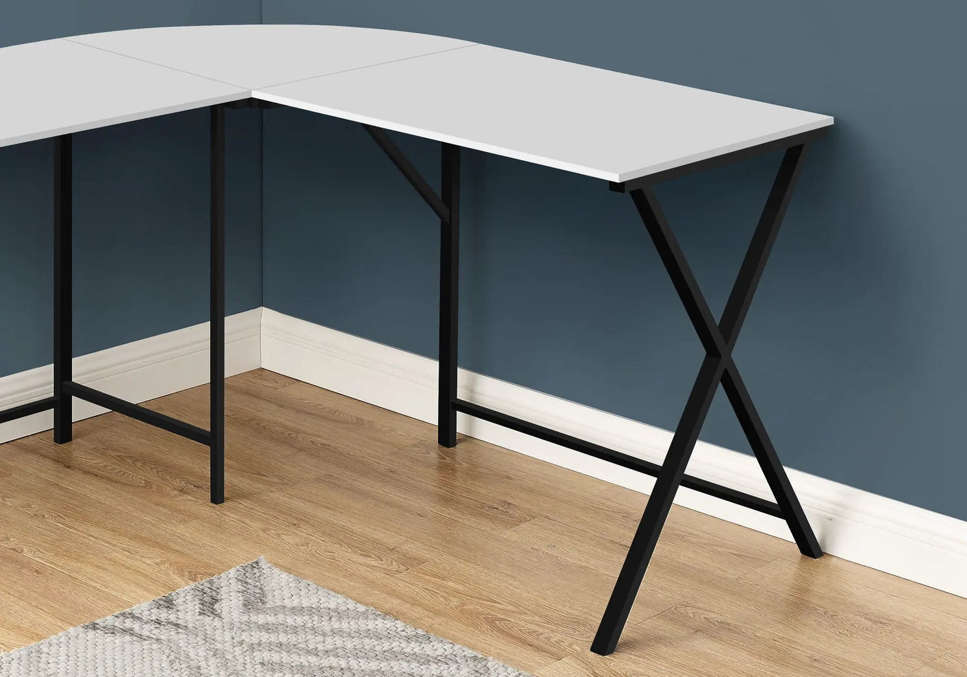 Contemporary L-Shaped Corner Computer Desk by HouseOfZazla
