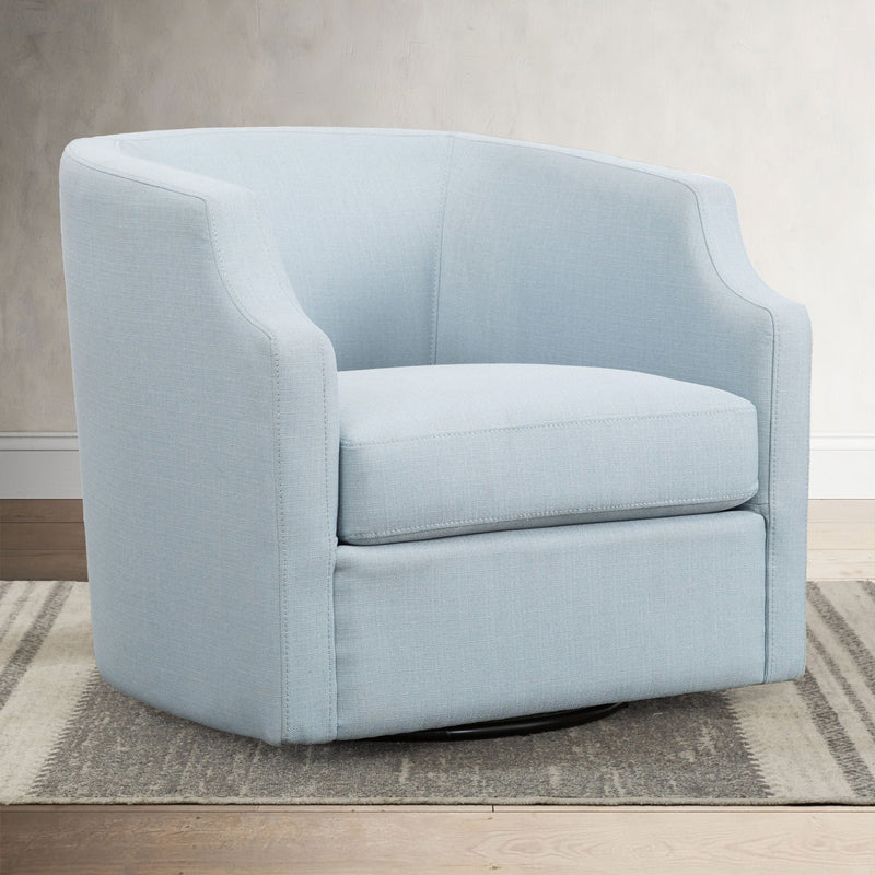 Isabelle - Swivel Glider Barrel Chair by HouseOfZazla