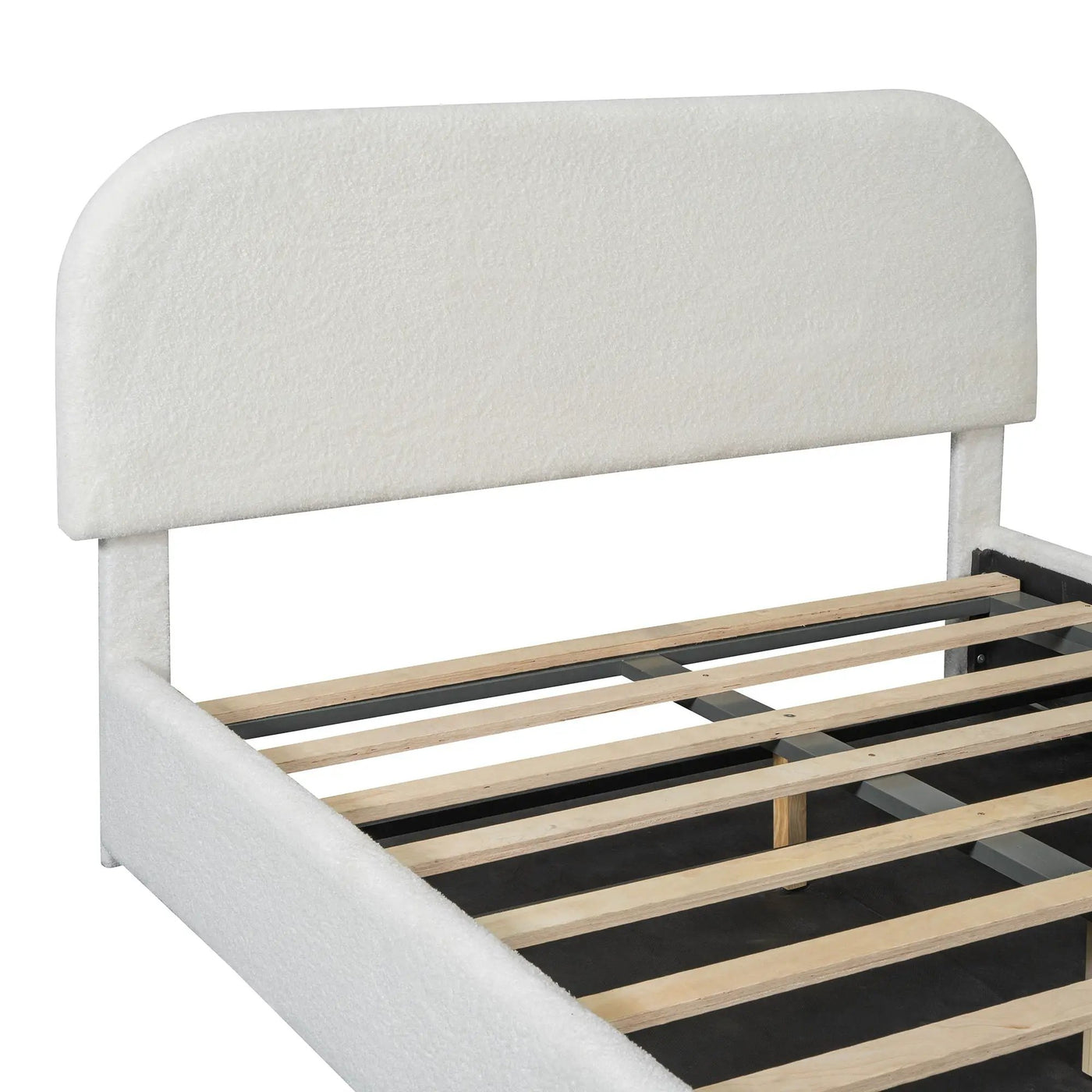 Upholstered Platform Bed With Hydraulic Storage System by Unique Piece Furniture